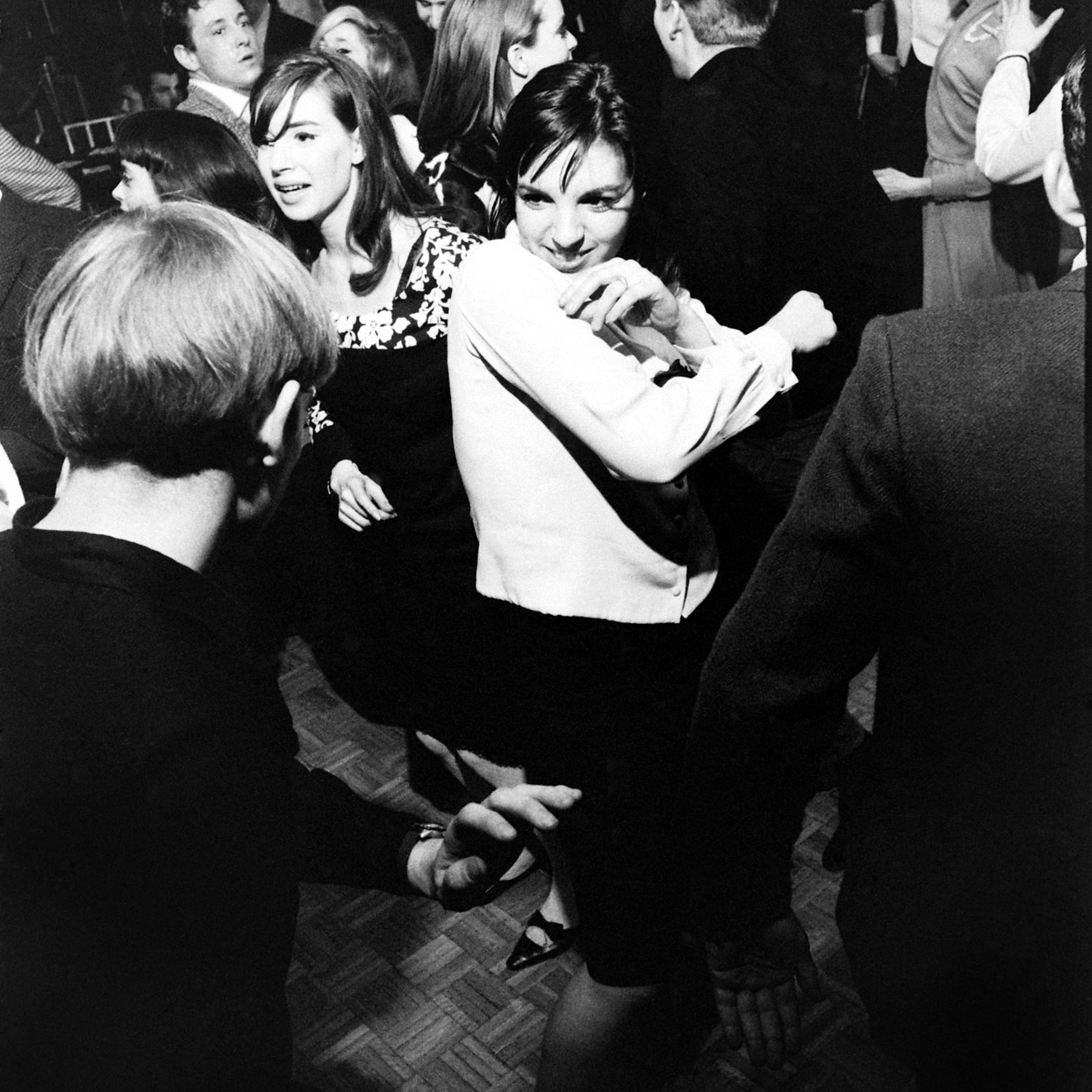 Liza Minnelli burns up the floor at her 19th birthday party at Il Mio, a disco inside Delmonico's Hotel in New York, March 1965.
