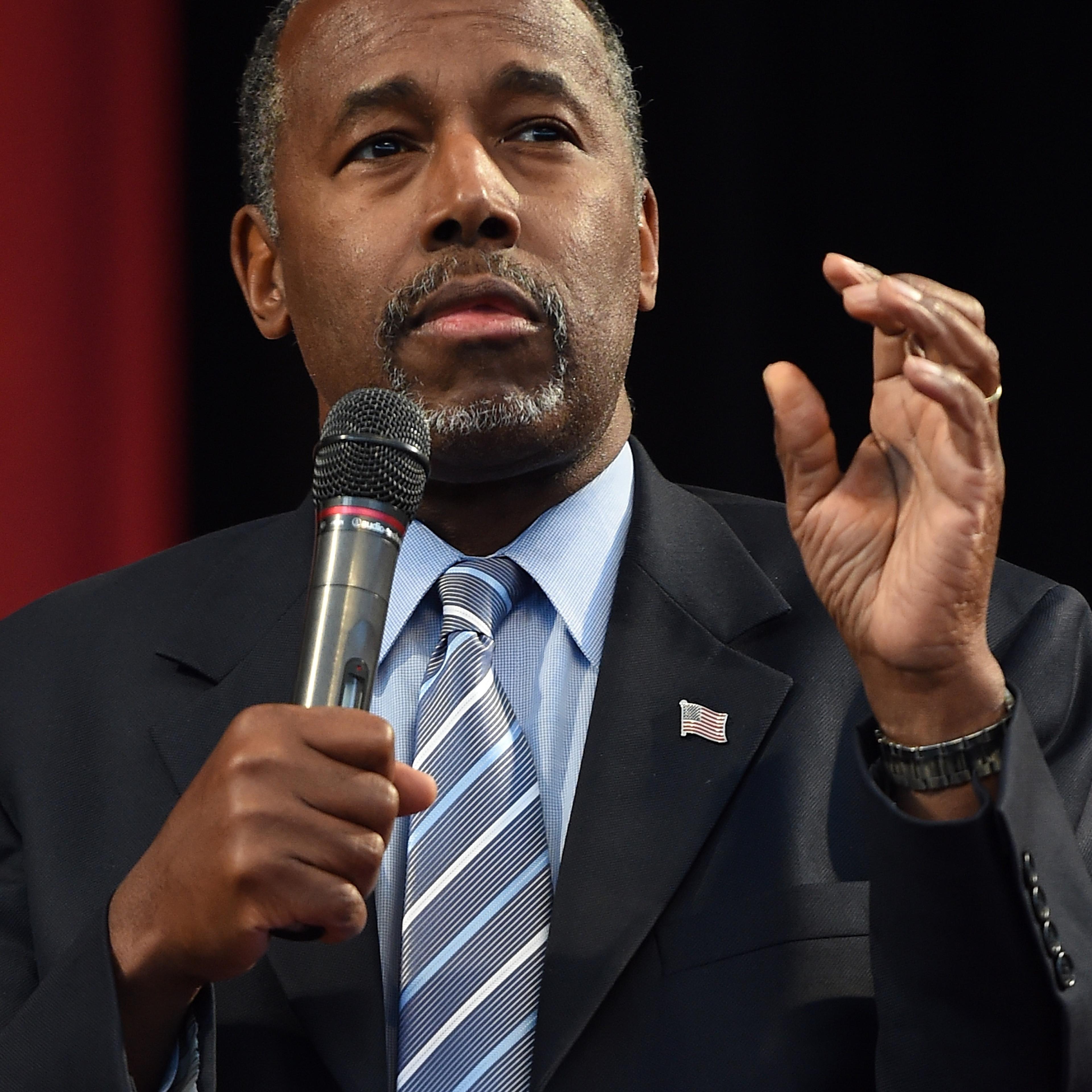 Ben Carson at a campaign rally in Henderson, Nev. on Nov. 15, 2015.