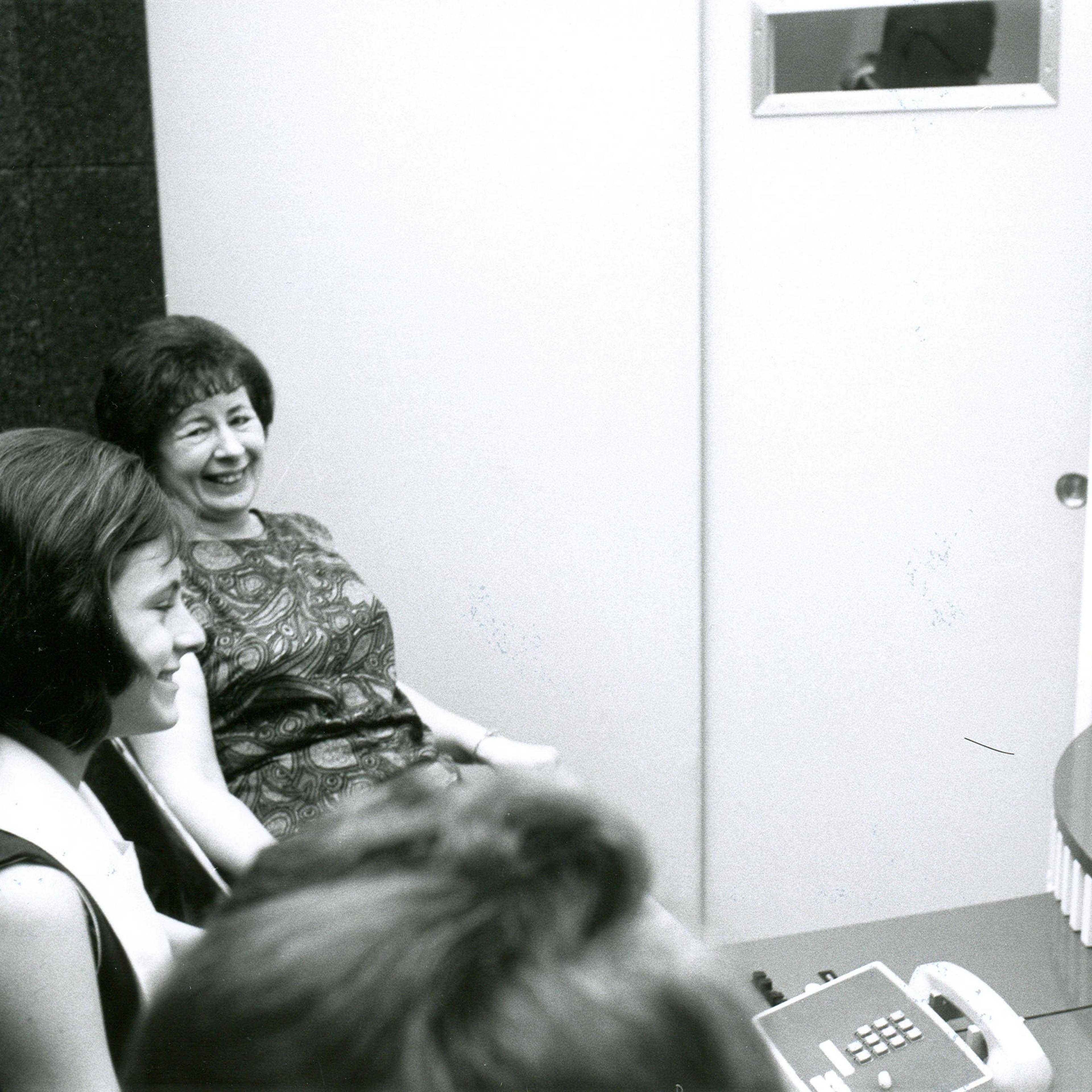 The first Picturephone call from Chicago to NYC, between deaf students, in 1964