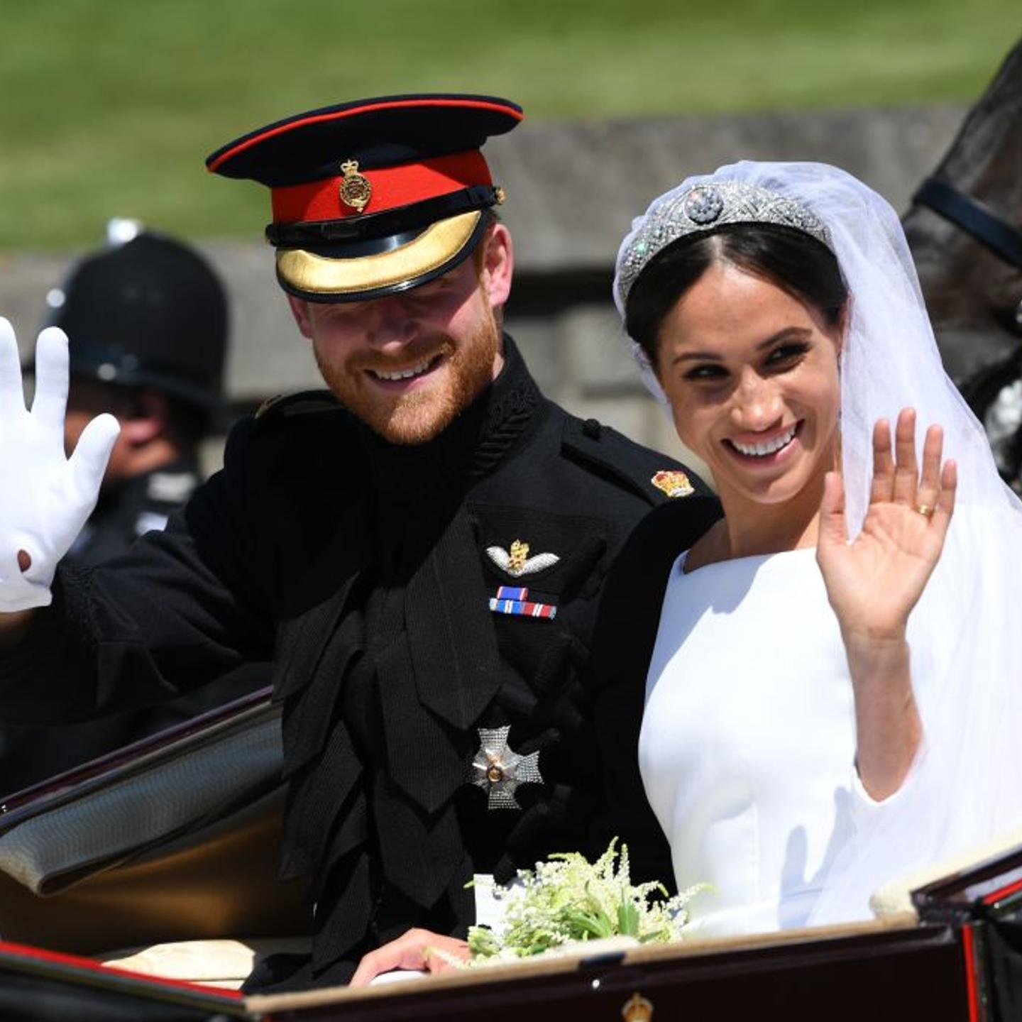 BRITAIN-US-ROYALS-WEDDING-PROCESSION