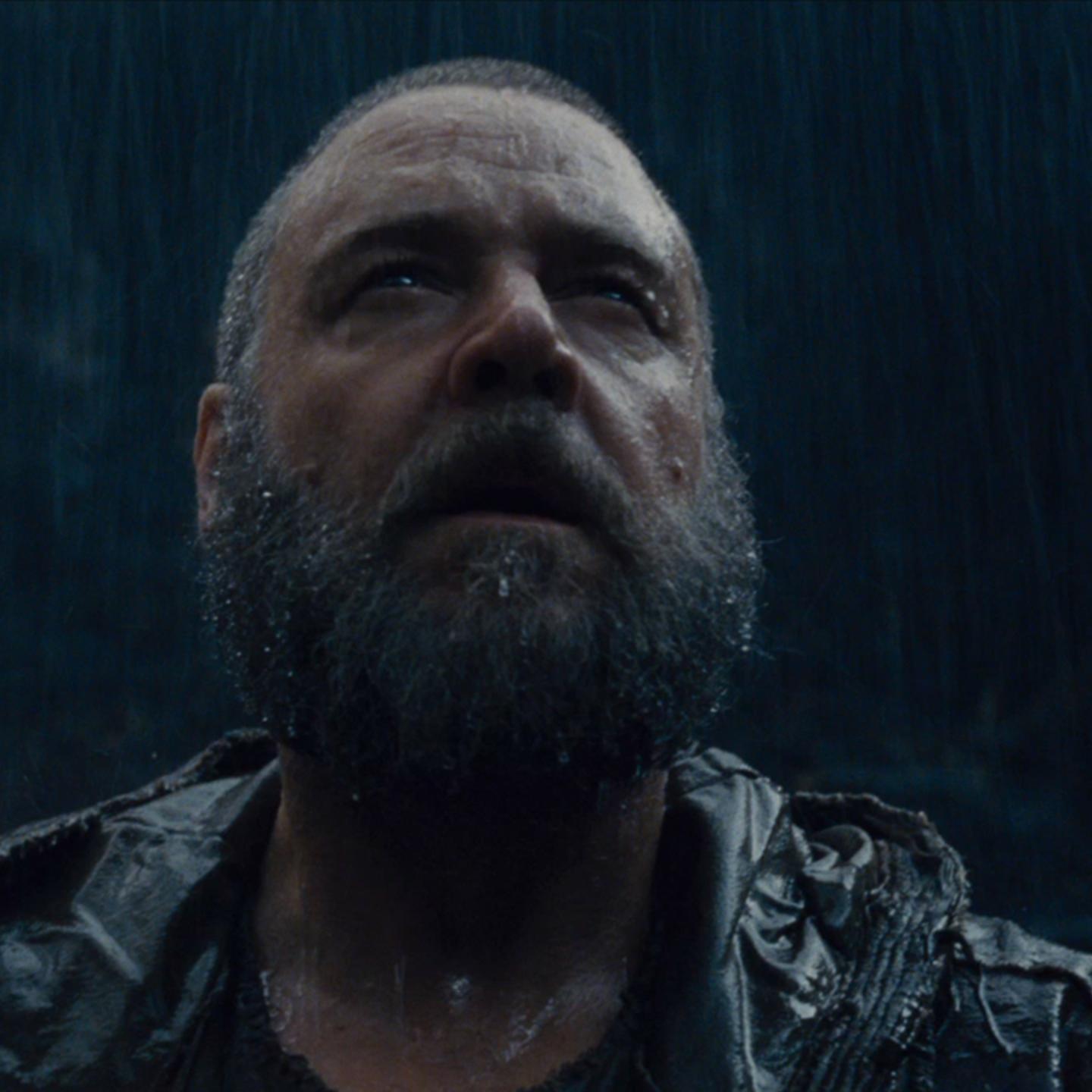 Russell stars as the Bible's Noah, suffering from survivor's guilt.