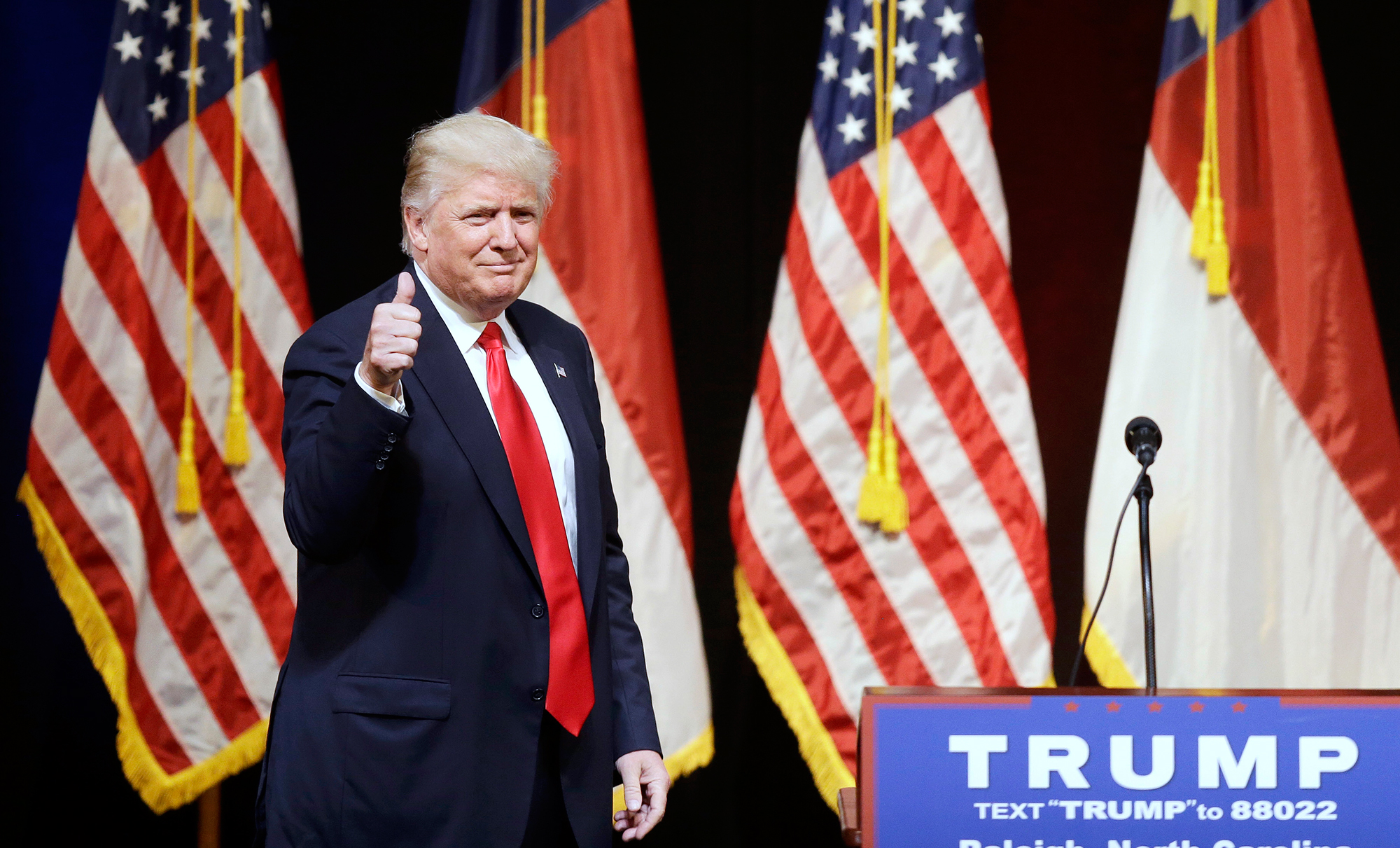 Donald Trump during an appearance in Raleigh, N.C., on July 5, 2016.