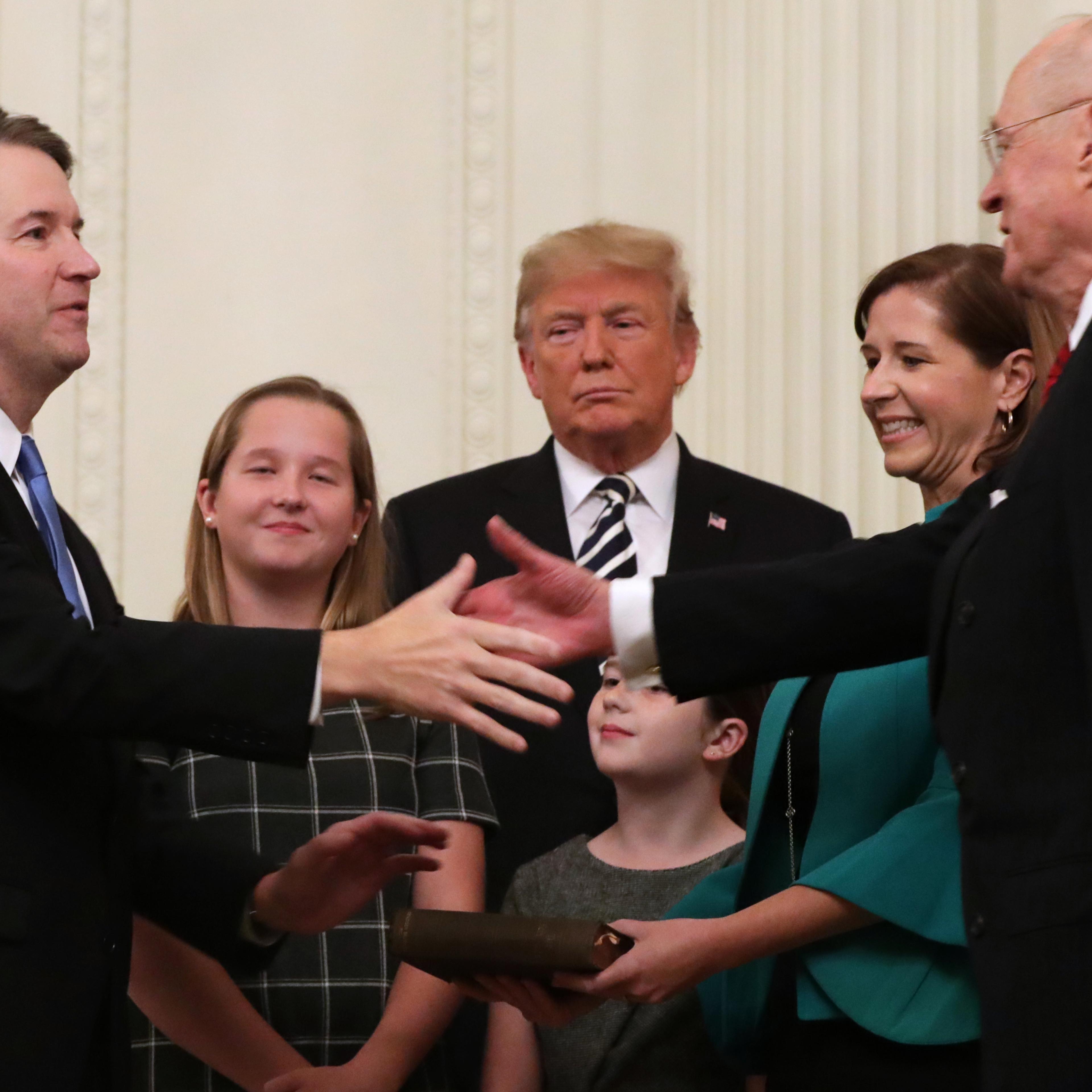 Brett Kavanaugh Sworn In As 114th Supreme Court Justice