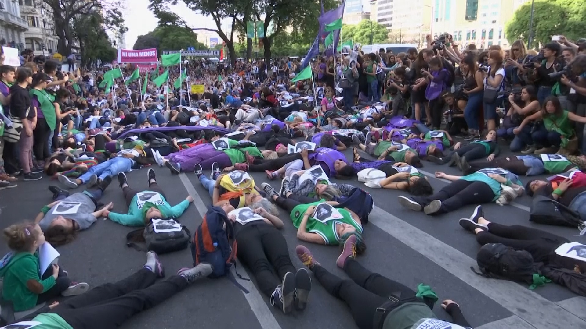 Thousands turned out on Wednesday to join feminist groups and labour unions protesting a court ruling that acquitted two men accused of sexually abusing and killing a 16-year-old girl.