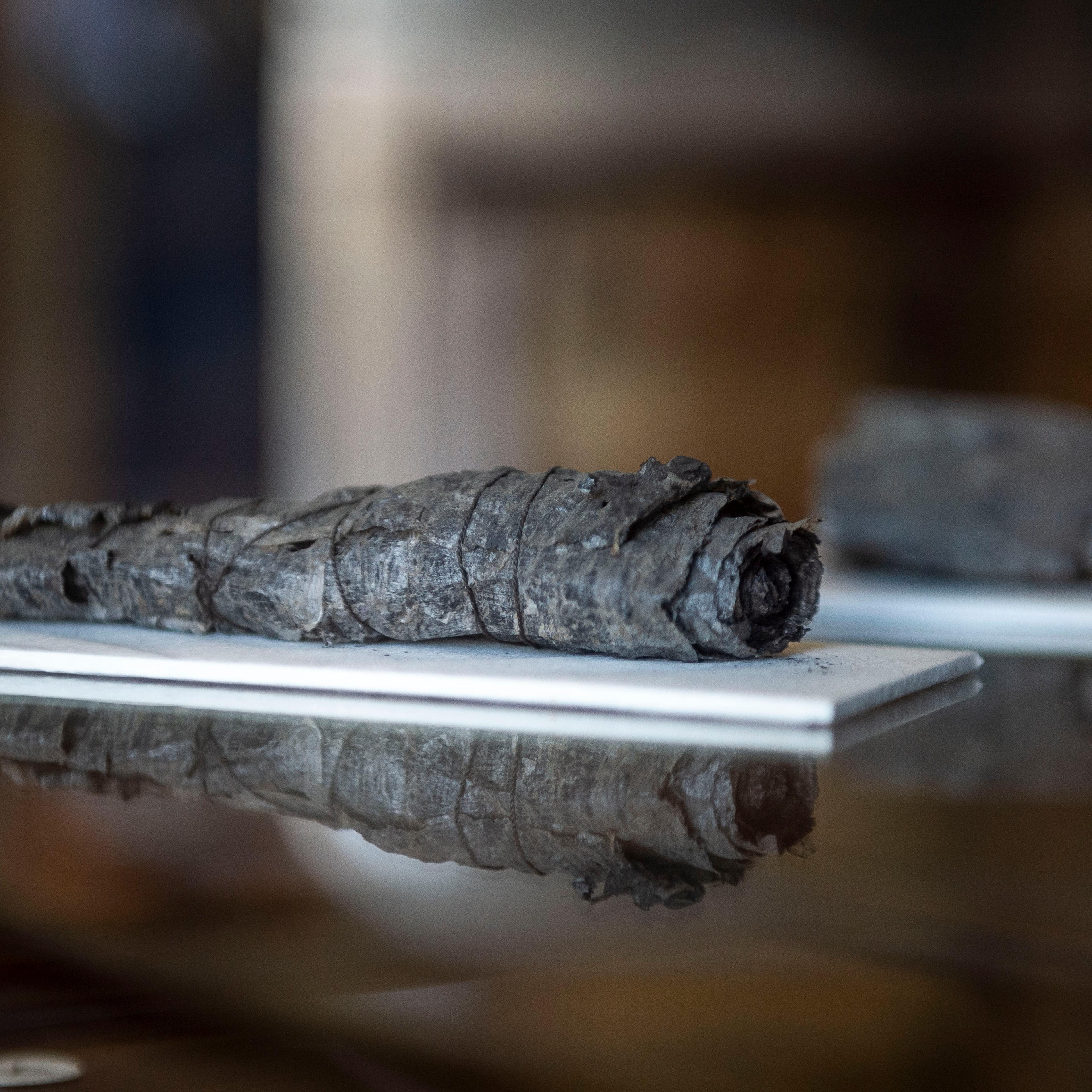 Ancient Papyrus Scrolls At The National Library Of Naples