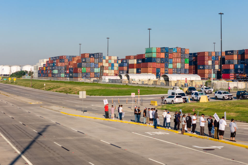 Dockworkers Strike Shuts Down Ports On Gulf And East Coasts