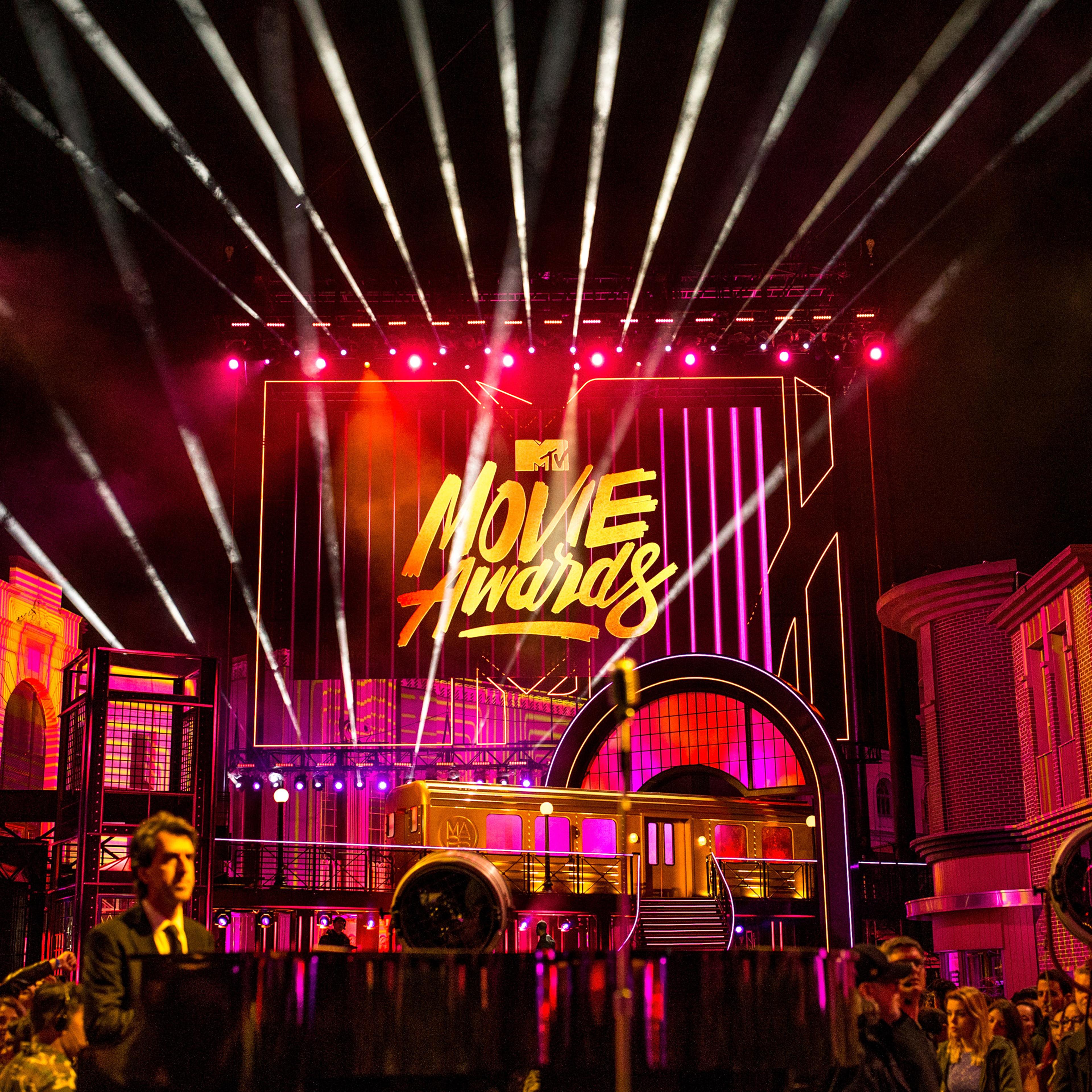 A view of the stage during the 2016 MTV Movie Awards on April 9, 2016 in Burbank, California.