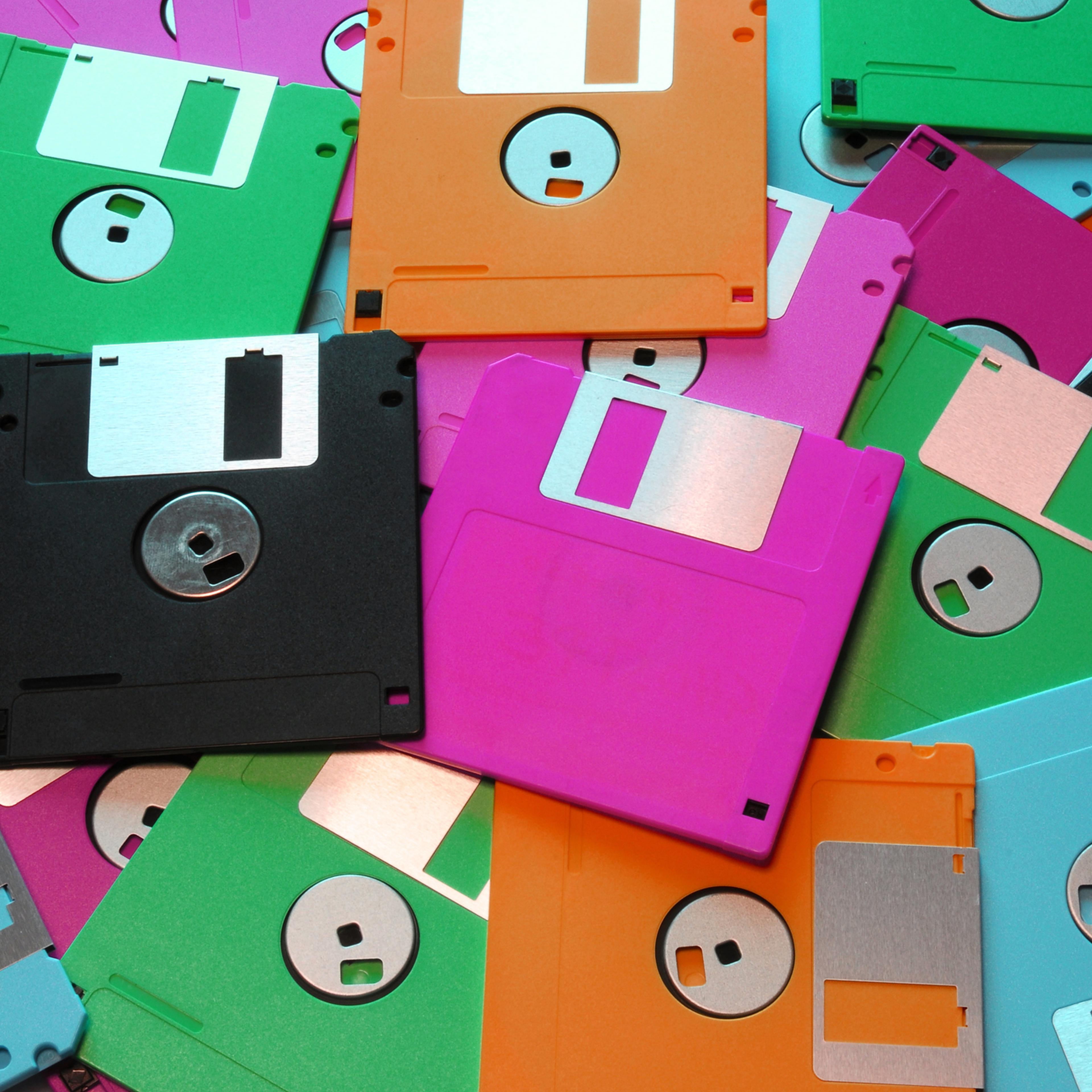 Full Frame Shot Of Colorful Computer Equipment