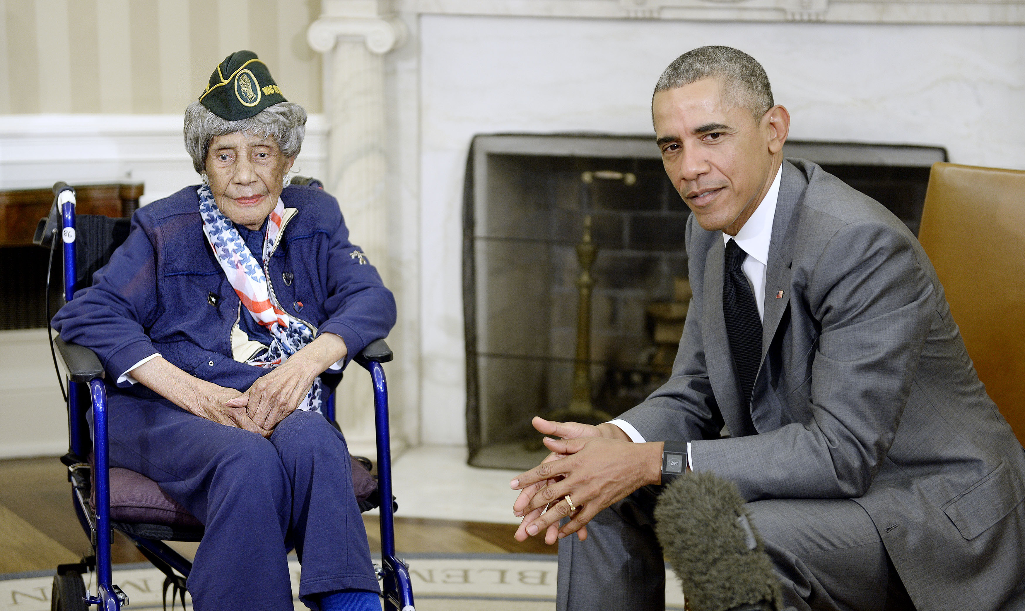 Barack Obama oldest veteran Emma Didlake