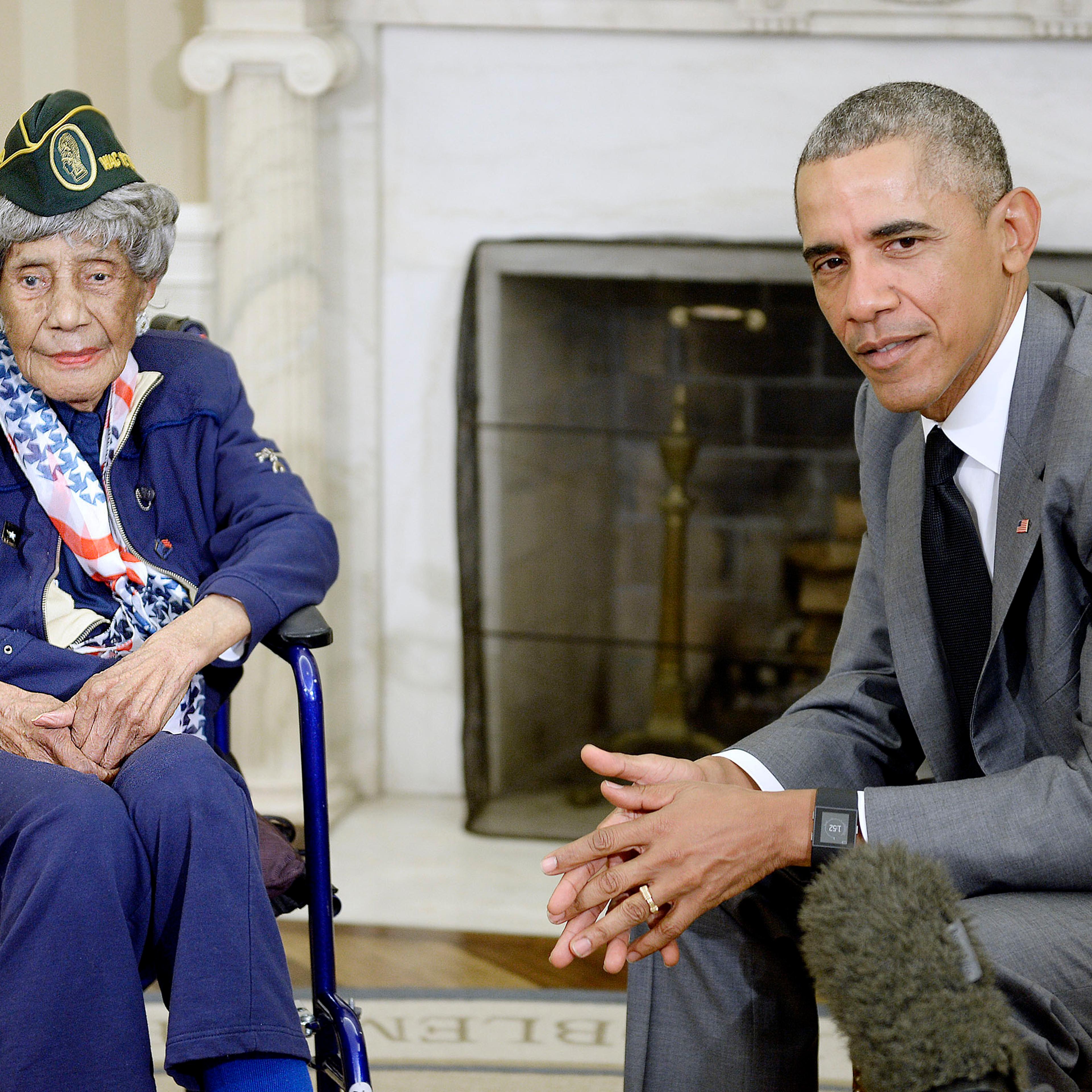Barack Obama oldest veteran Emma Didlake