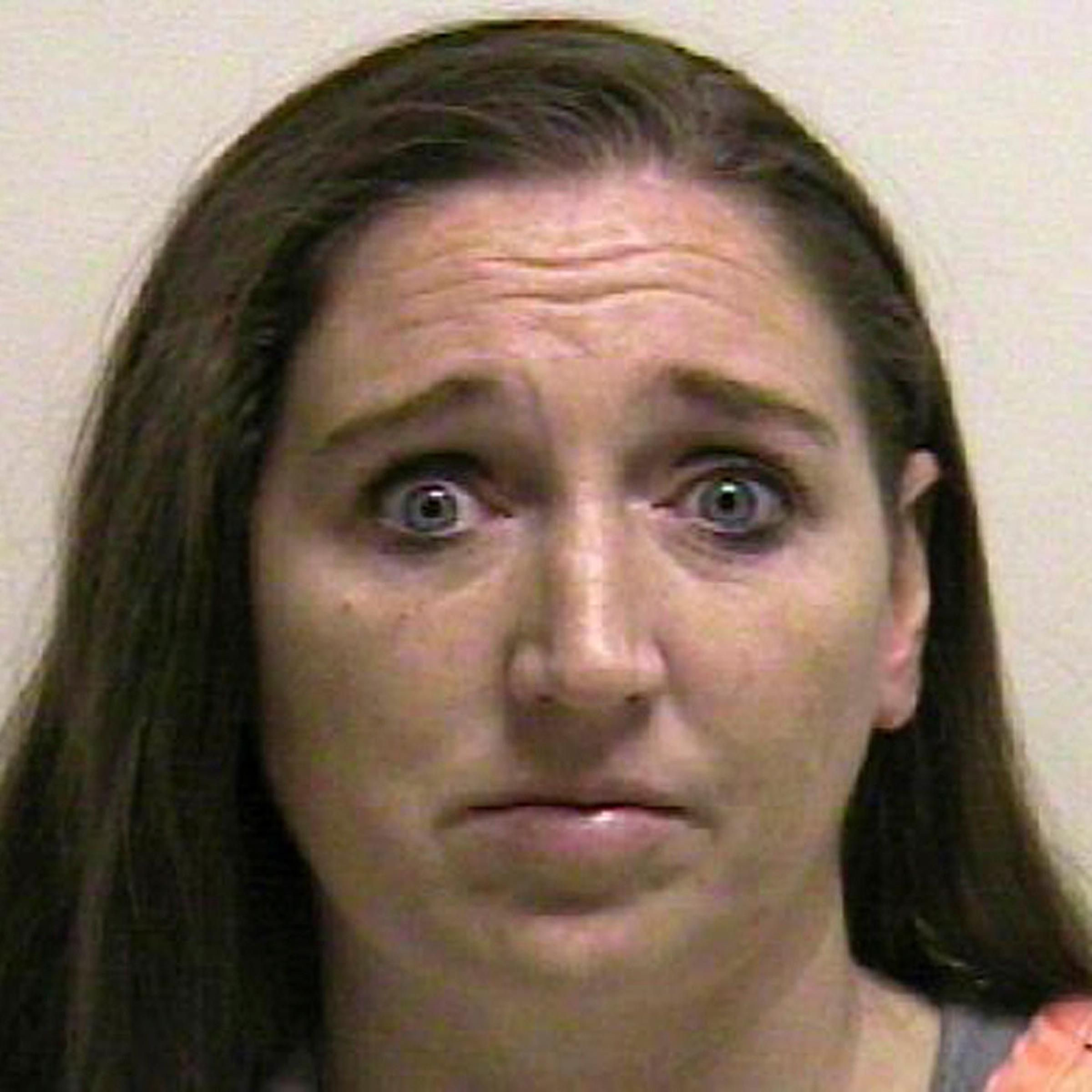 Megan Huntsman at Pleasant Grove County Jail in Pleasant Grove, Utah on April 13, 2014.