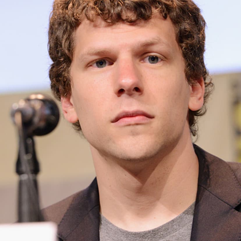 Jesse Eisenberg at the Warner Bros. 'Batman v Superman: Dawn of Justice' presentation during Comic-Con International 2015 in San Diego on July 11, 2015.