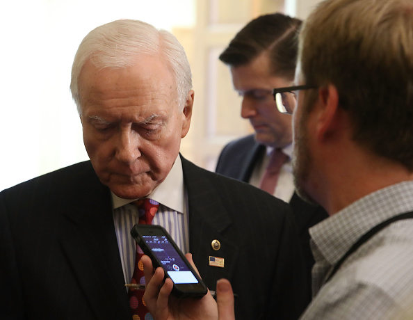 Senate Lawmakers Speak To Press After Weekly Policy Luncheons