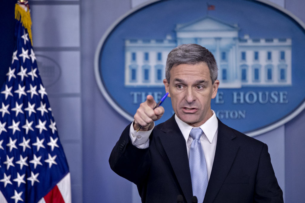 U.S. Citizenship And Immigration Services Acting Director Ken Cuccinelli Press Briefing At The White House