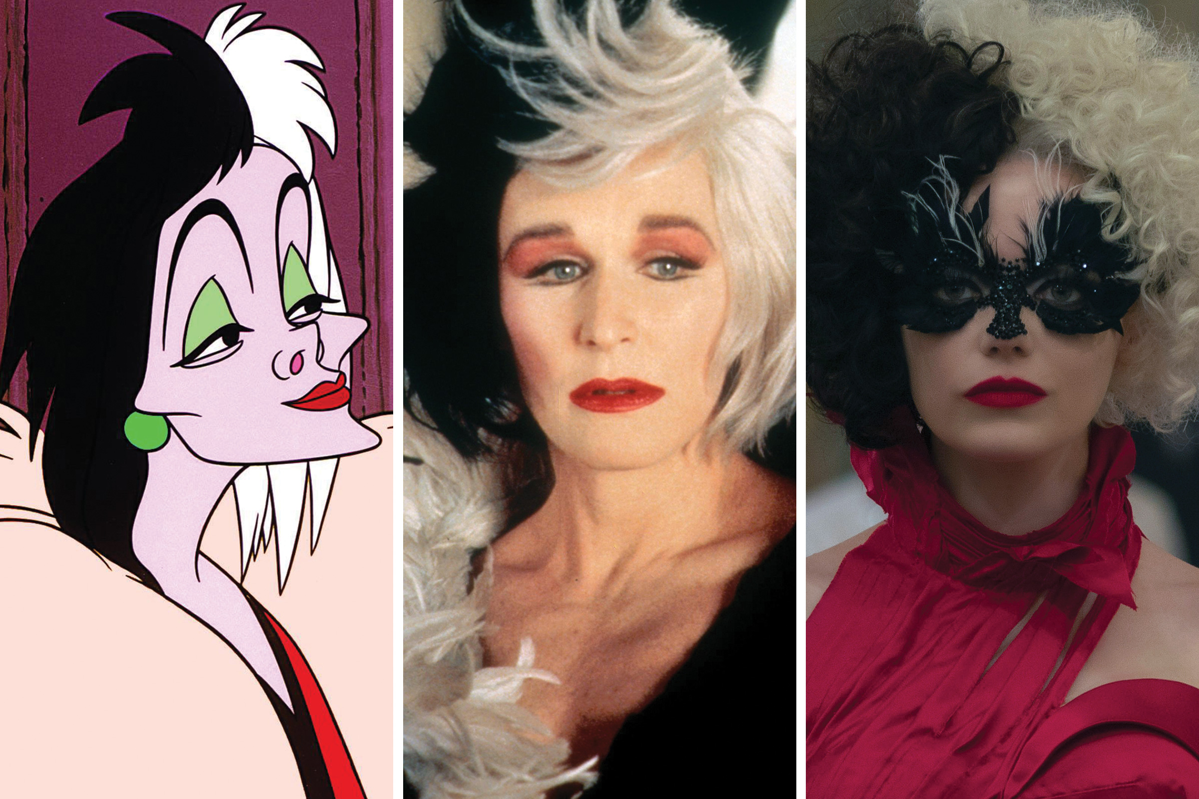 Cruella de Vil through the years
