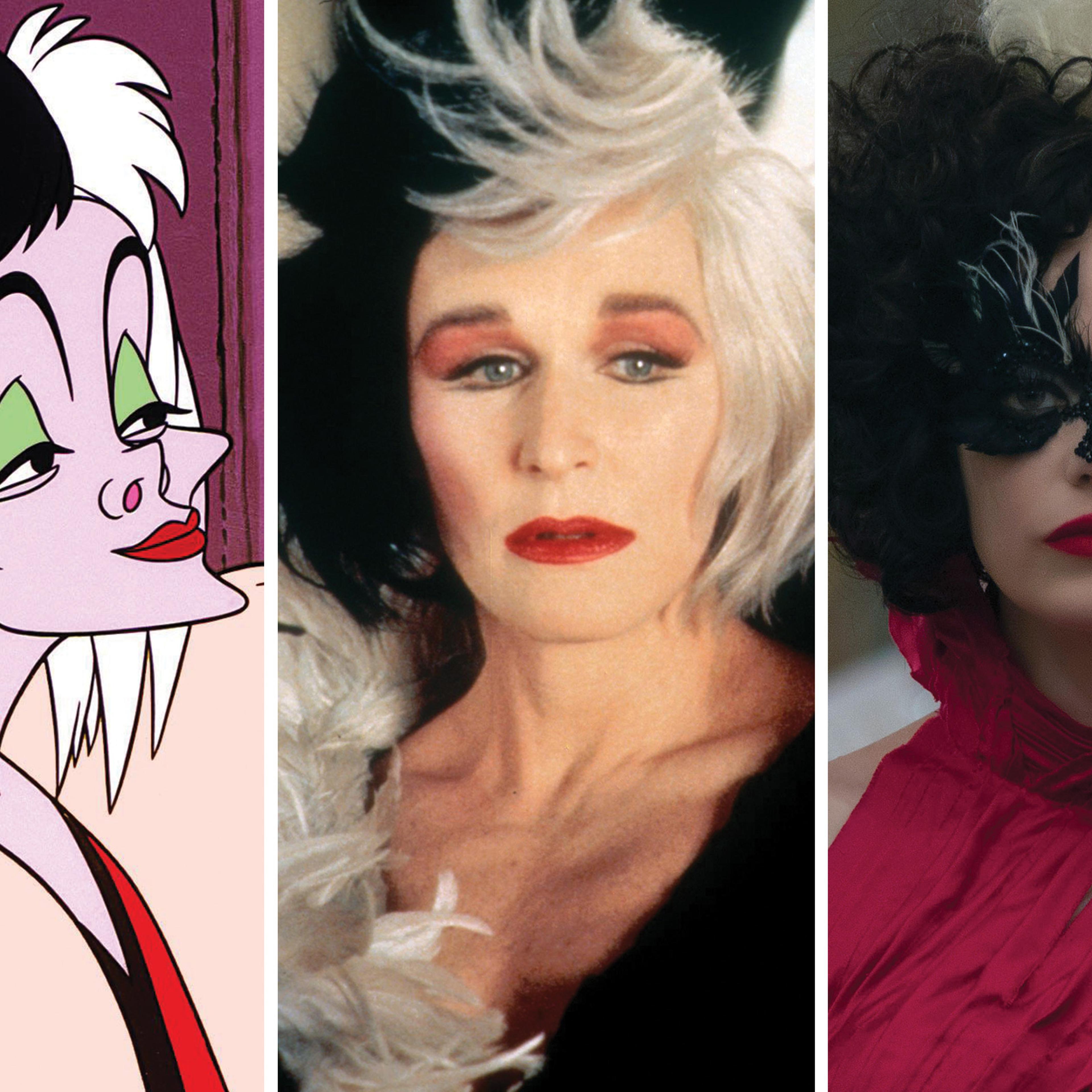 Cruella de Vil through the years
