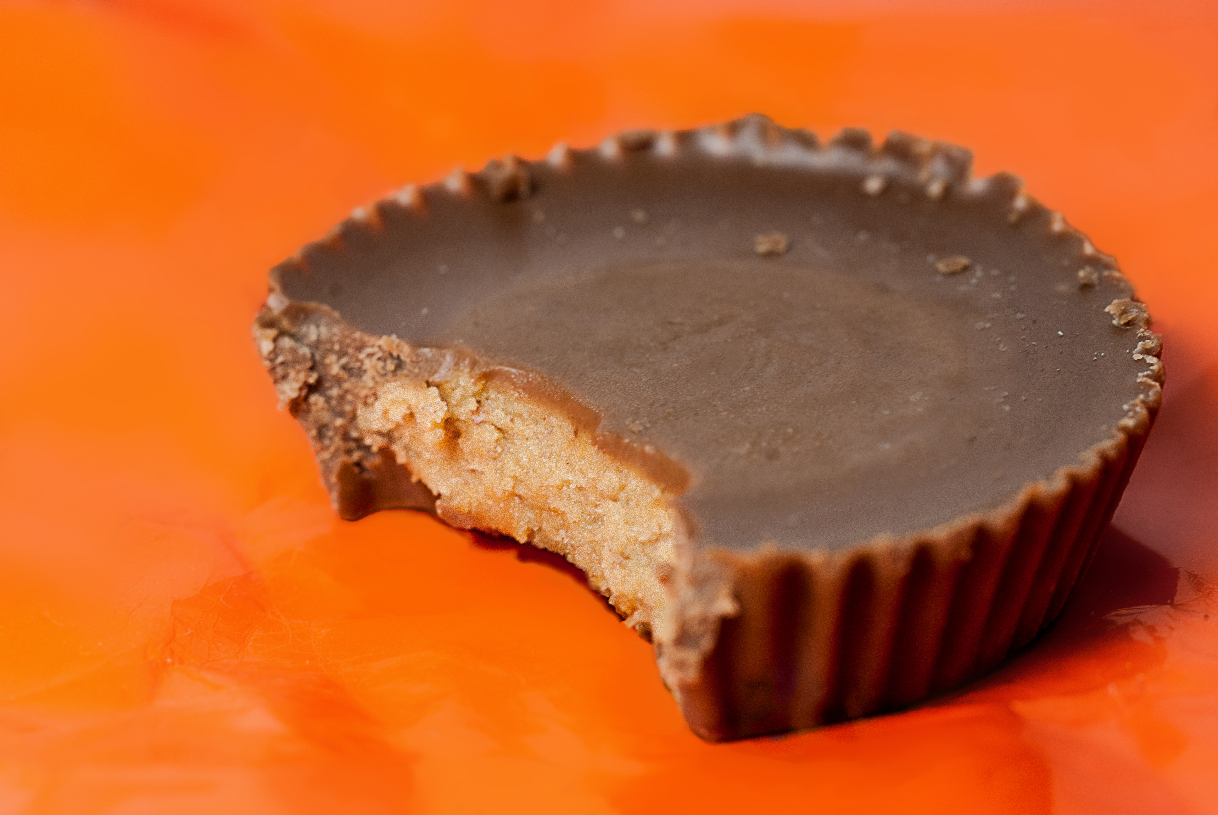 Peanut Butter Cup with Bite