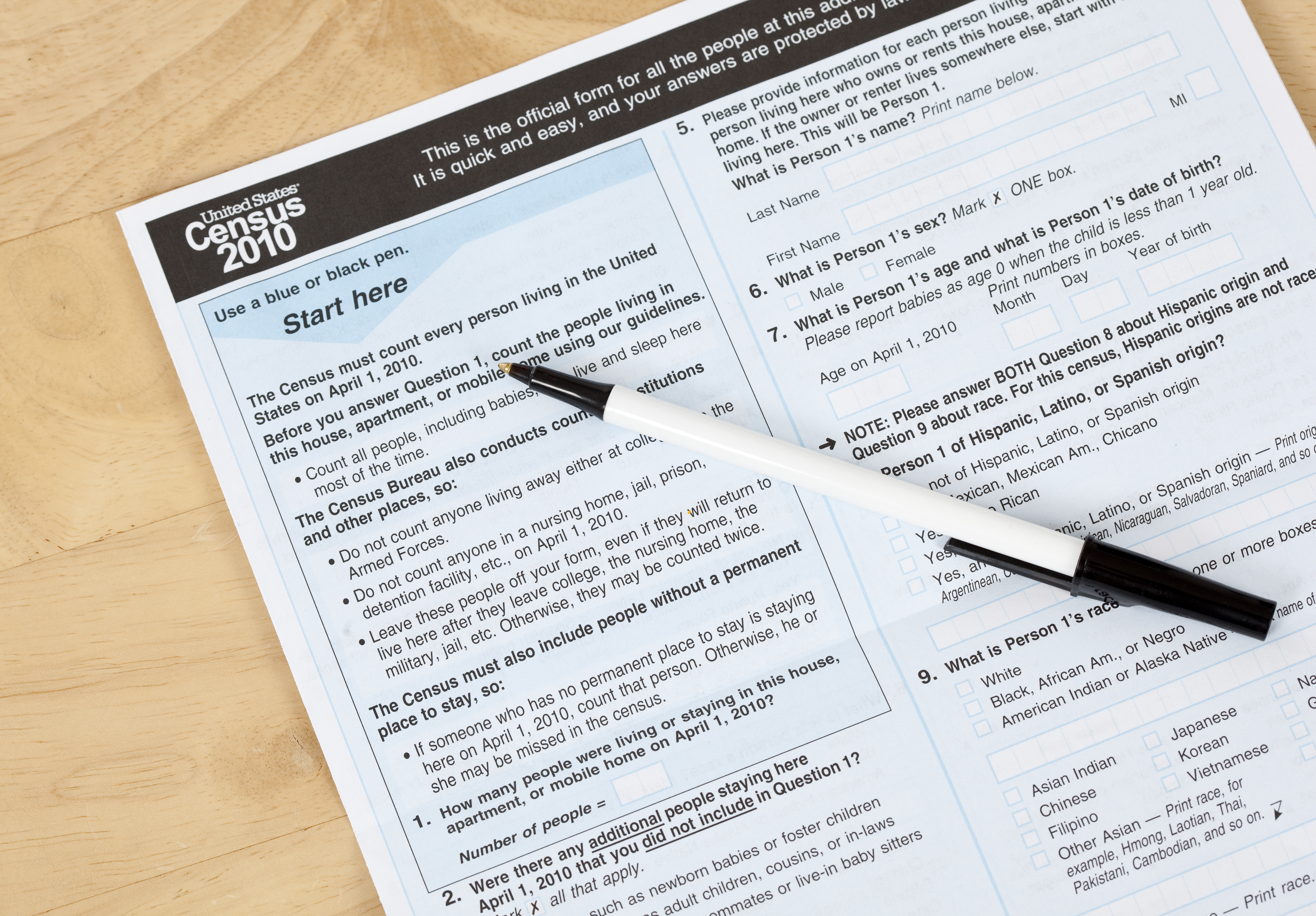 US Census Form