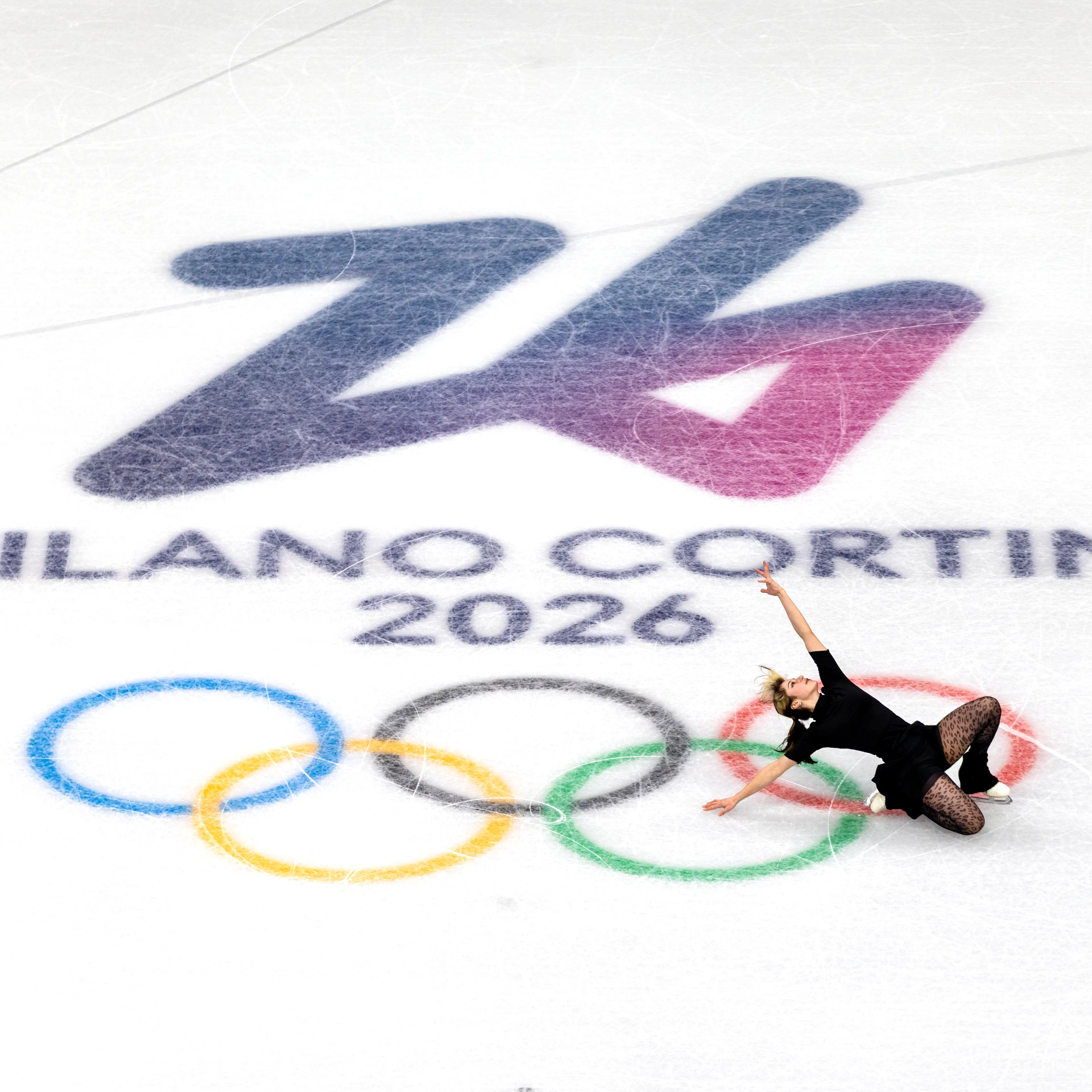 Alysa Liu of the United States during Women's Figure Skating practice at the Milano Ice Skating Arena in preparation for the Milano Cortina Winter Olympic Games 2026 on February 4th, 2026 in Milan, Italy.