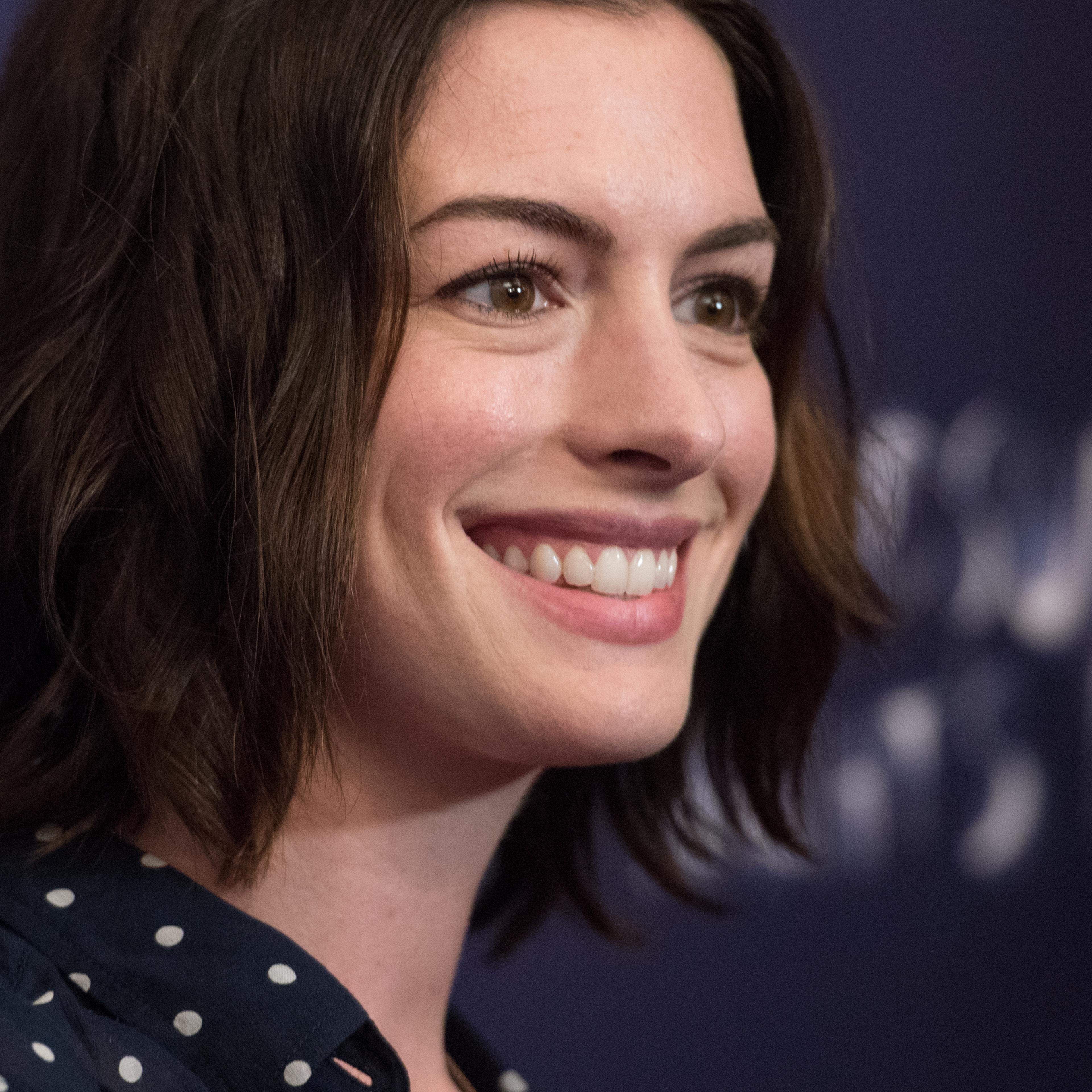 Actress Anne Hathaway attends 'A Midsummer Night's Dream" New York premiere at DGA Theater on June 15, 2015 in New York City.