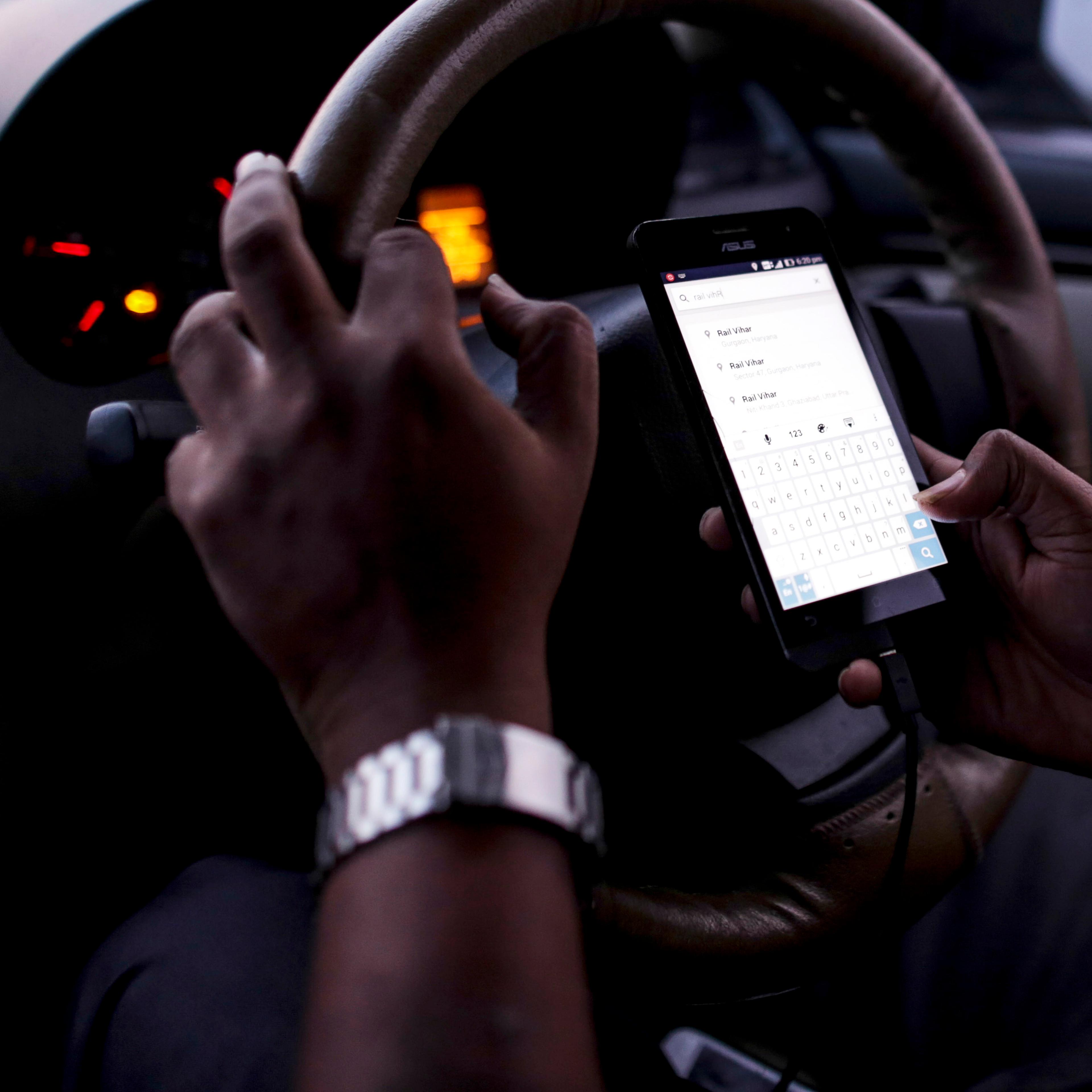 Uber Tracking Driving