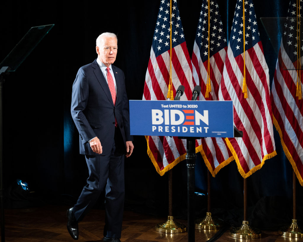 Joe Biden Talks About the Coronavirus in Washington, US