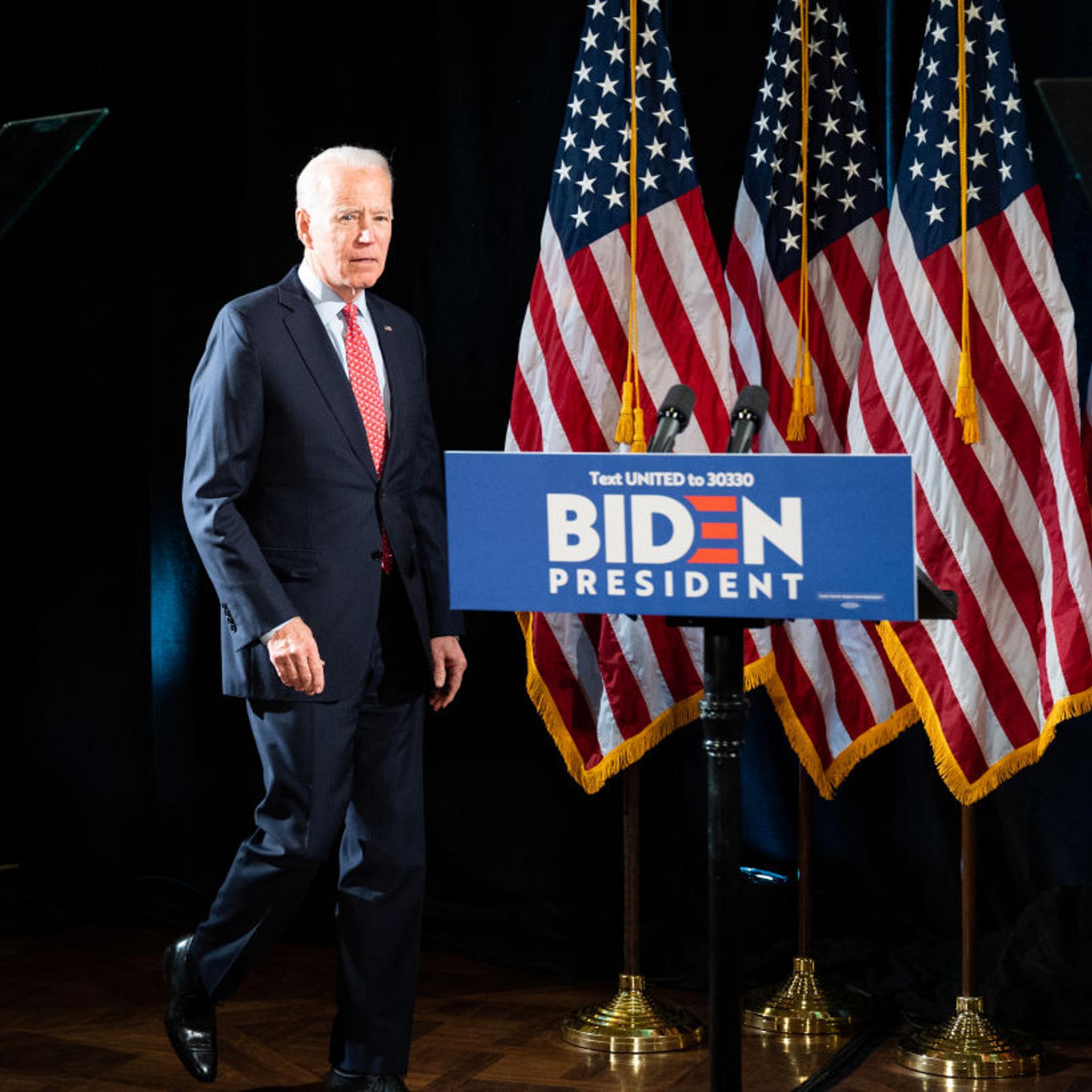 Joe Biden Talks About the Coronavirus in Washington, US