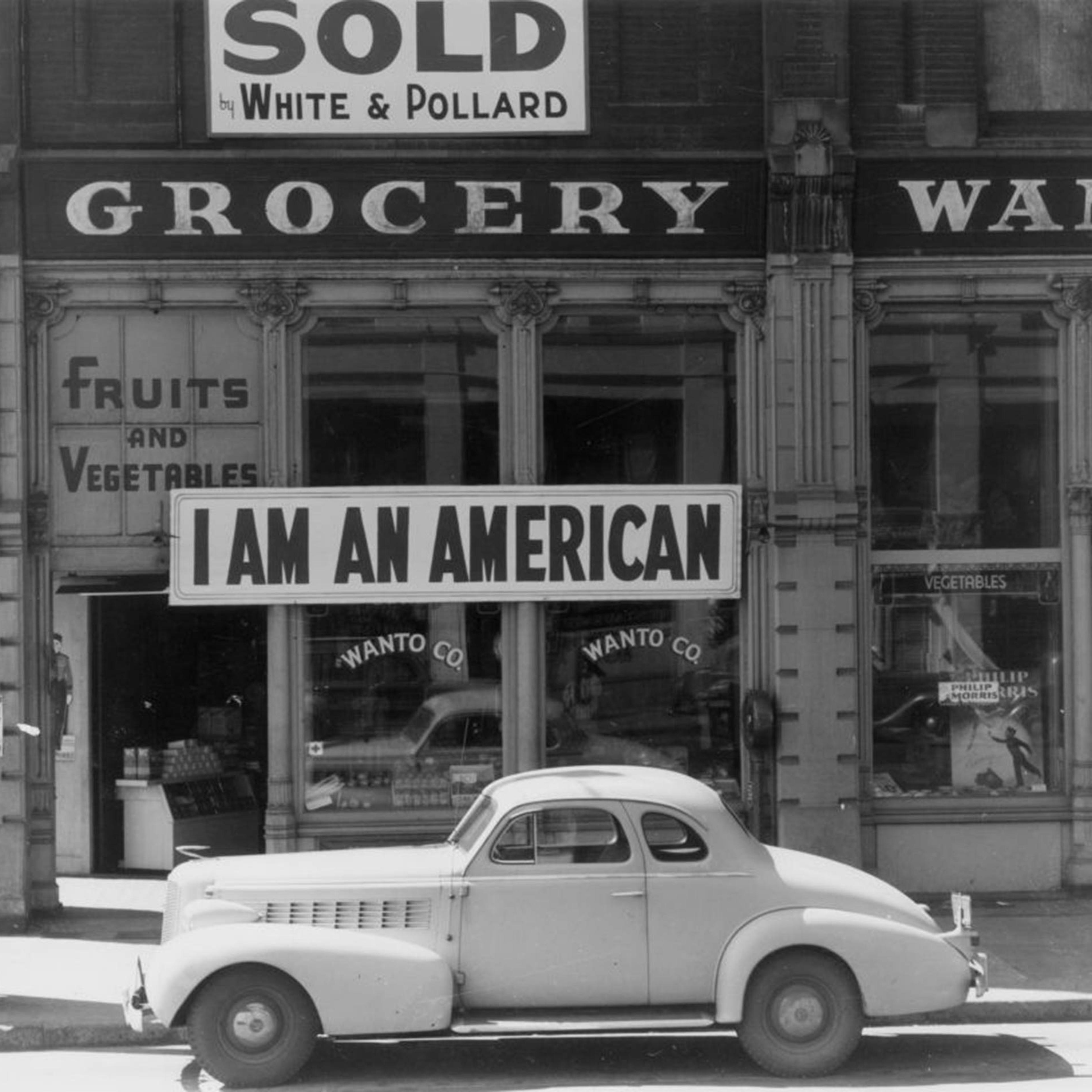 The day after Pearl Harbor, and following evacuation orders for Japanese living in America, the owner of this shop in Oakland, California, who was a University of California graduate of Japanese descent, put this notice across his shop front on Dec. 8, 1941.