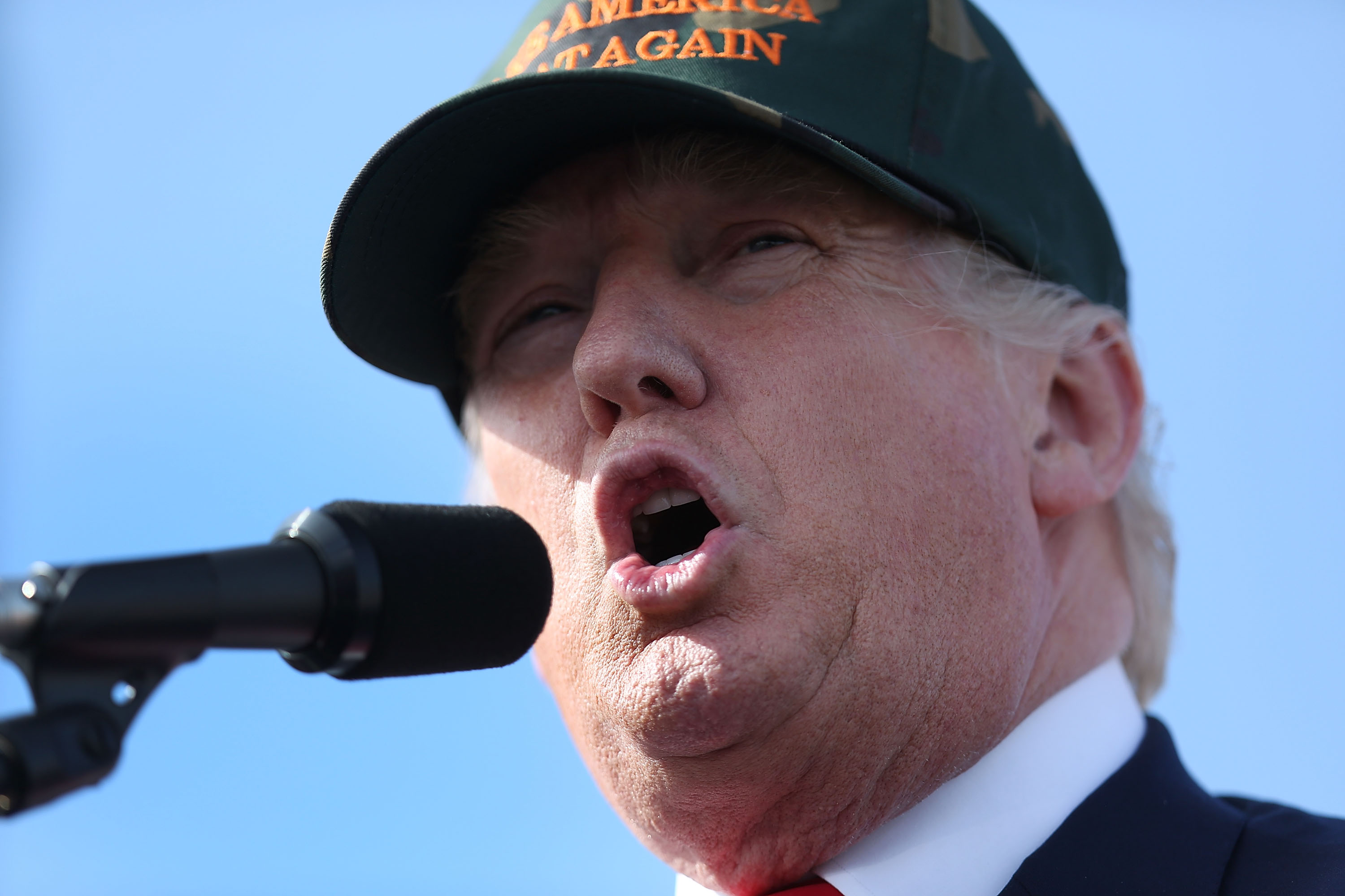 Donald Trump Holds Campaign Rally In Florida