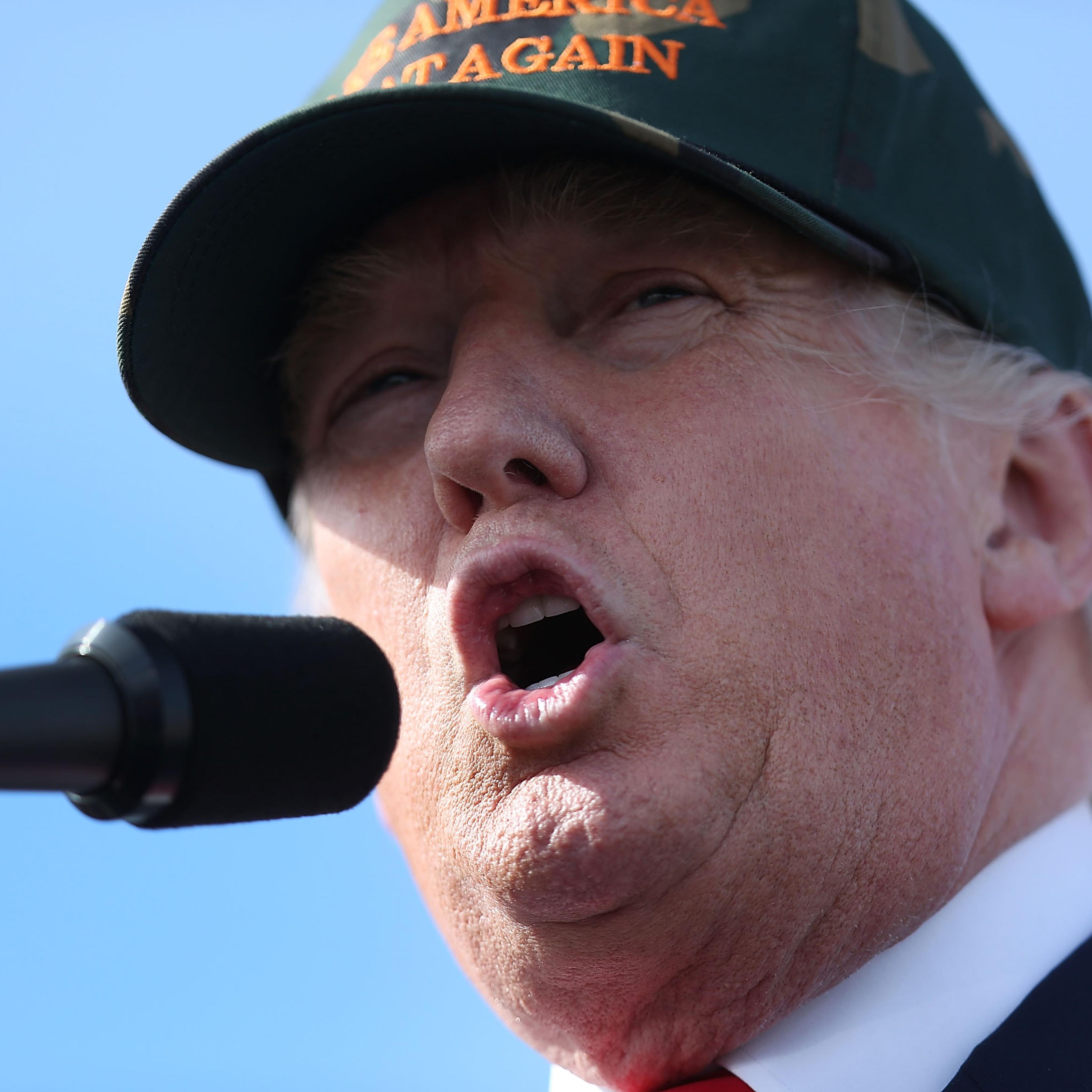 Donald Trump Holds Campaign Rally In Florida