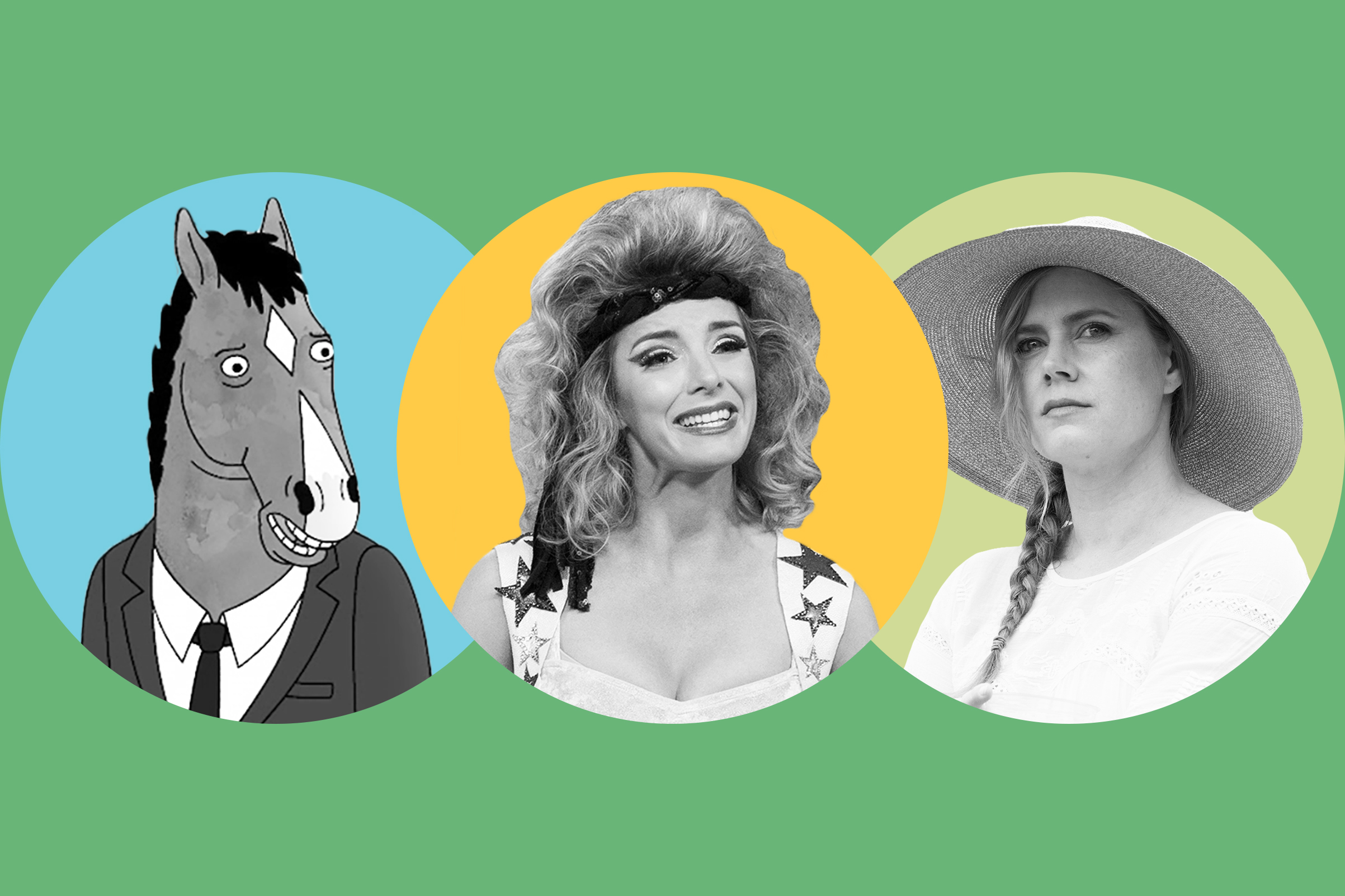 BoJack Horseman; Glow; Sharp Objects