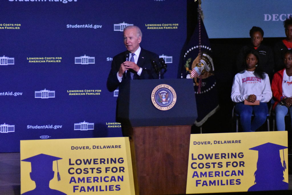 President Biden delivers remarks on the student debt relief