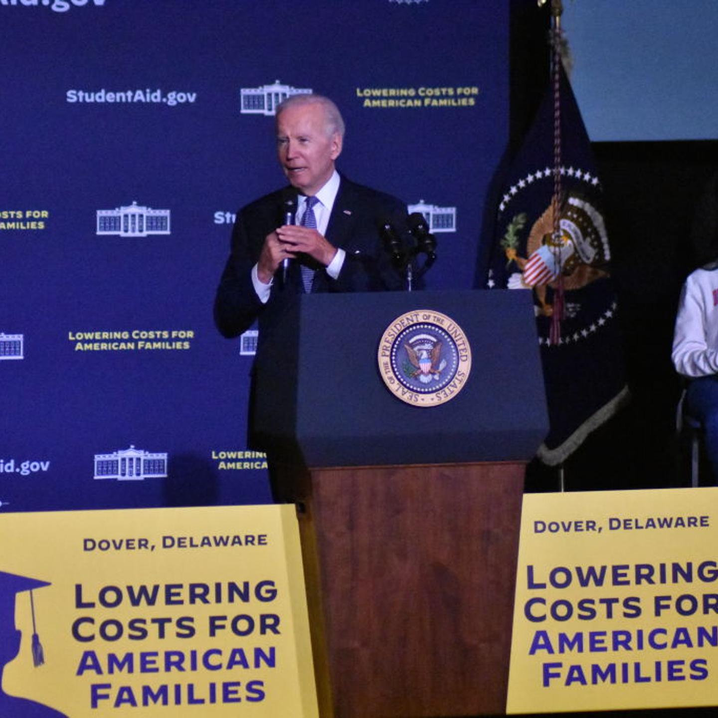 President Biden delivers remarks on the student debt relief