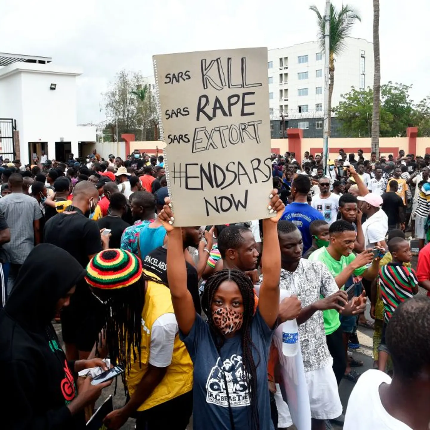 NIGERIA-CRIME-POLICE-DEMONSTRATION