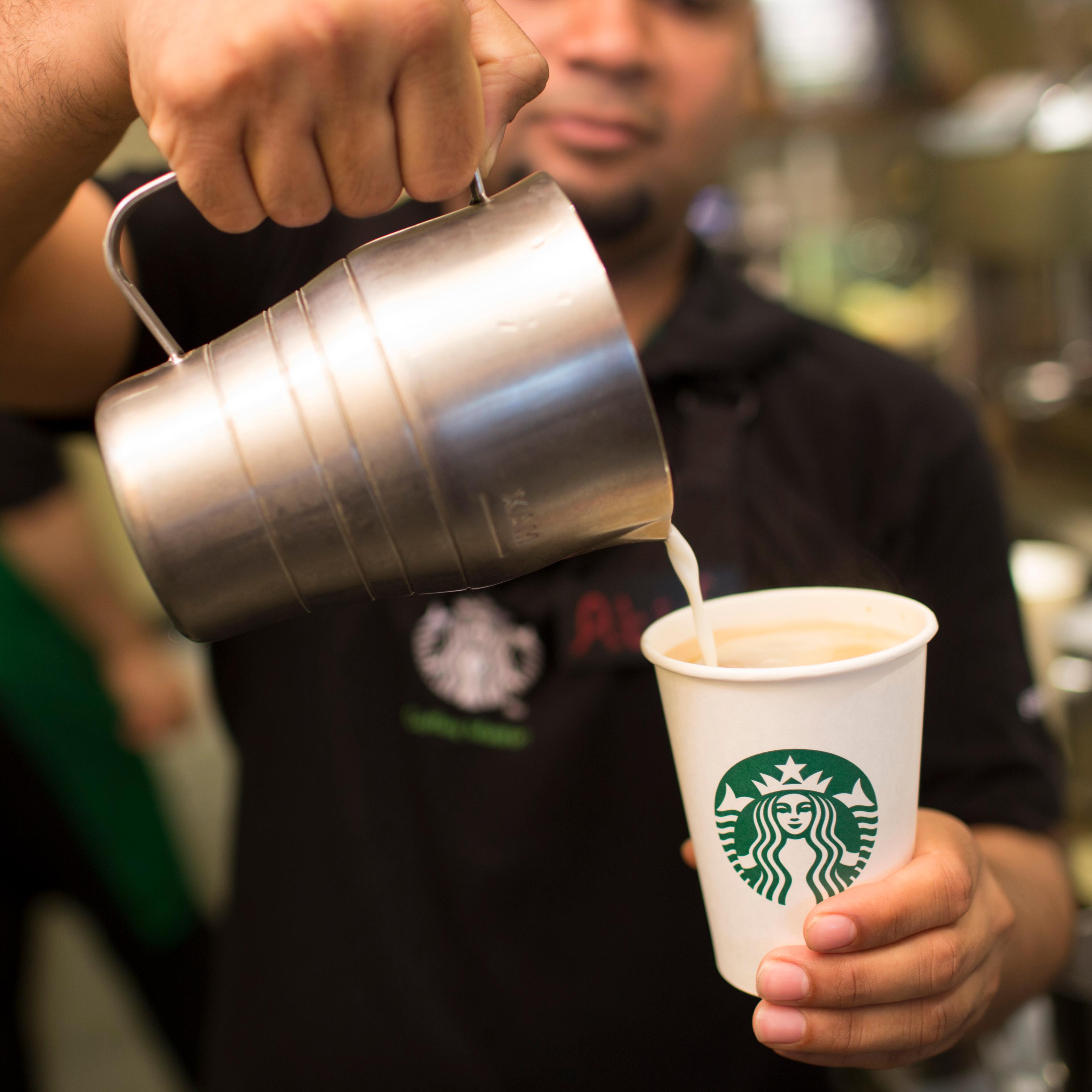 Operations Inside A Starbucks Corp. Coffee Shop