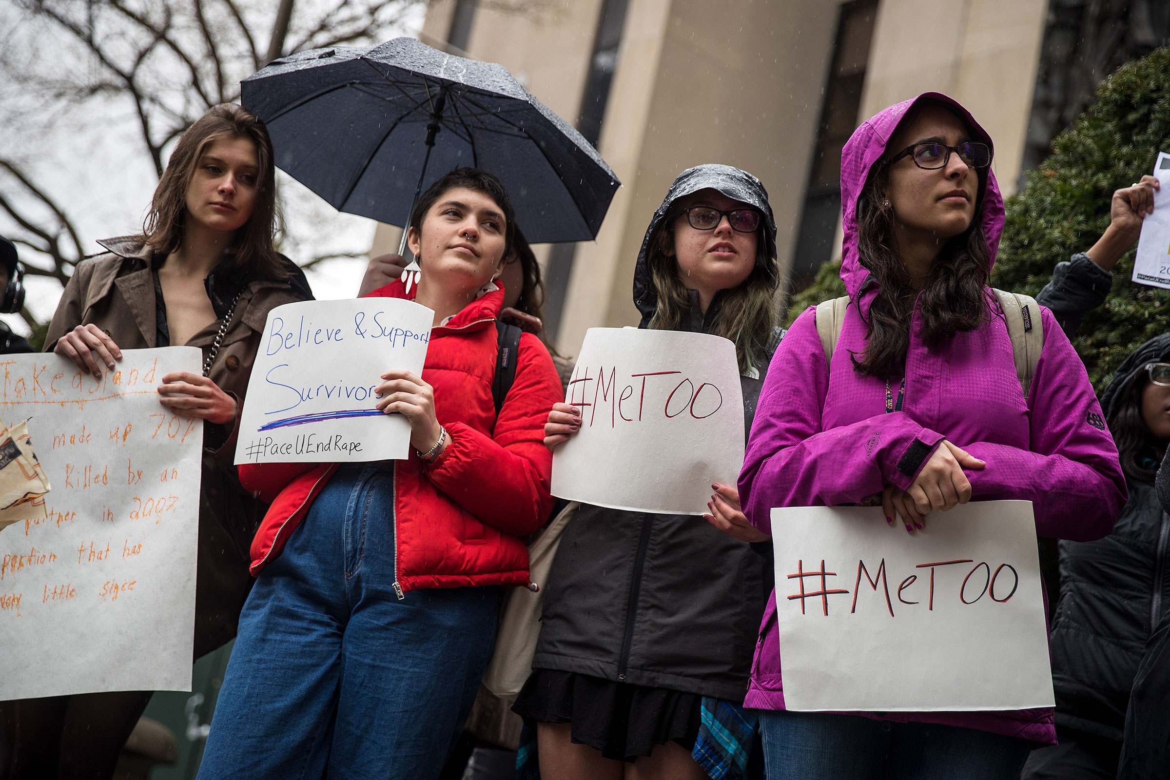 Pace University Students Stage Walk Out Protest Against Sexual Violence On Campus
