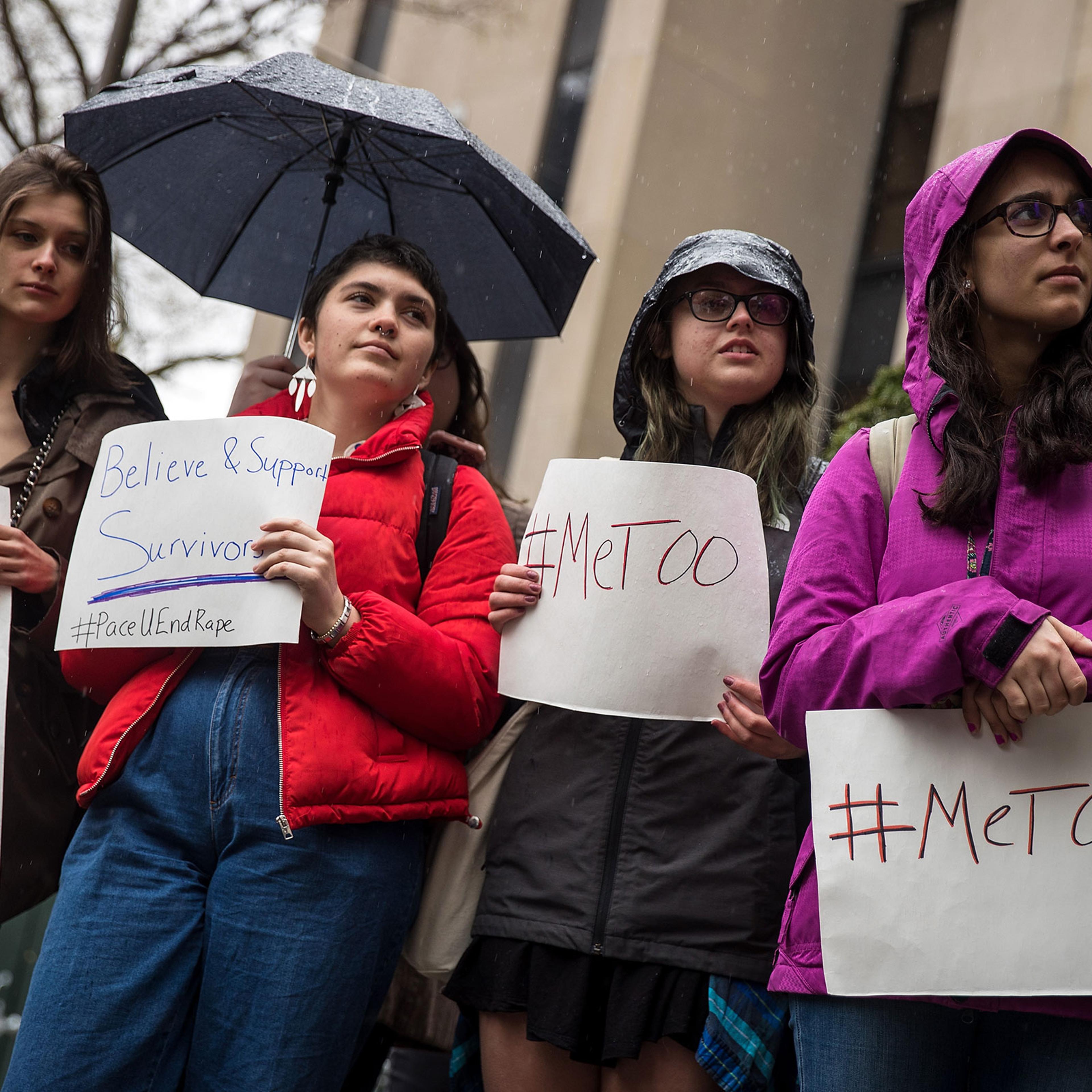 Pace University Students Stage Walk Out Protest Against Sexual Violence On Campus