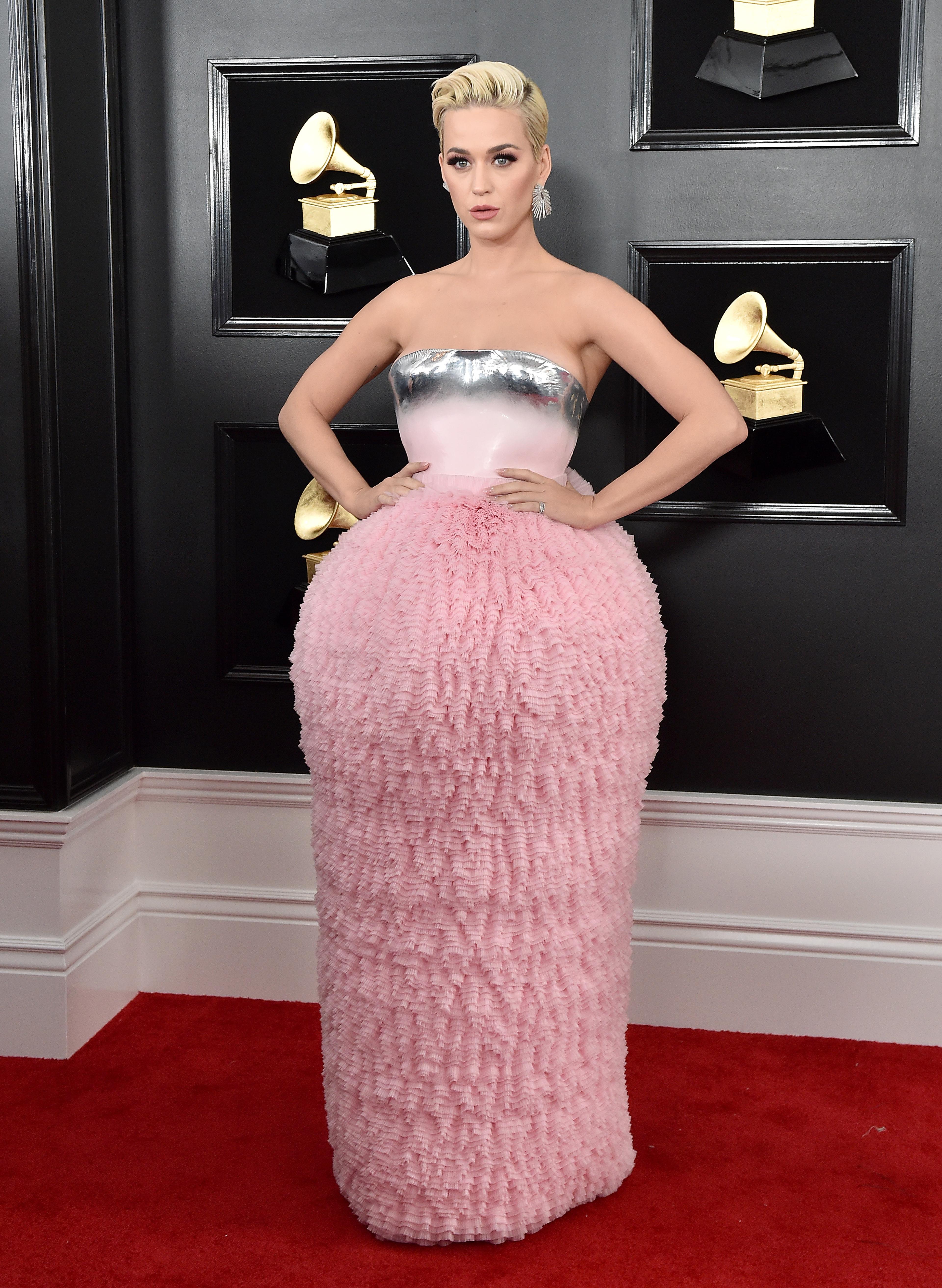 grammy pink dress Celebs Who Wore Pink on the 2022 Grammys Red Carpet