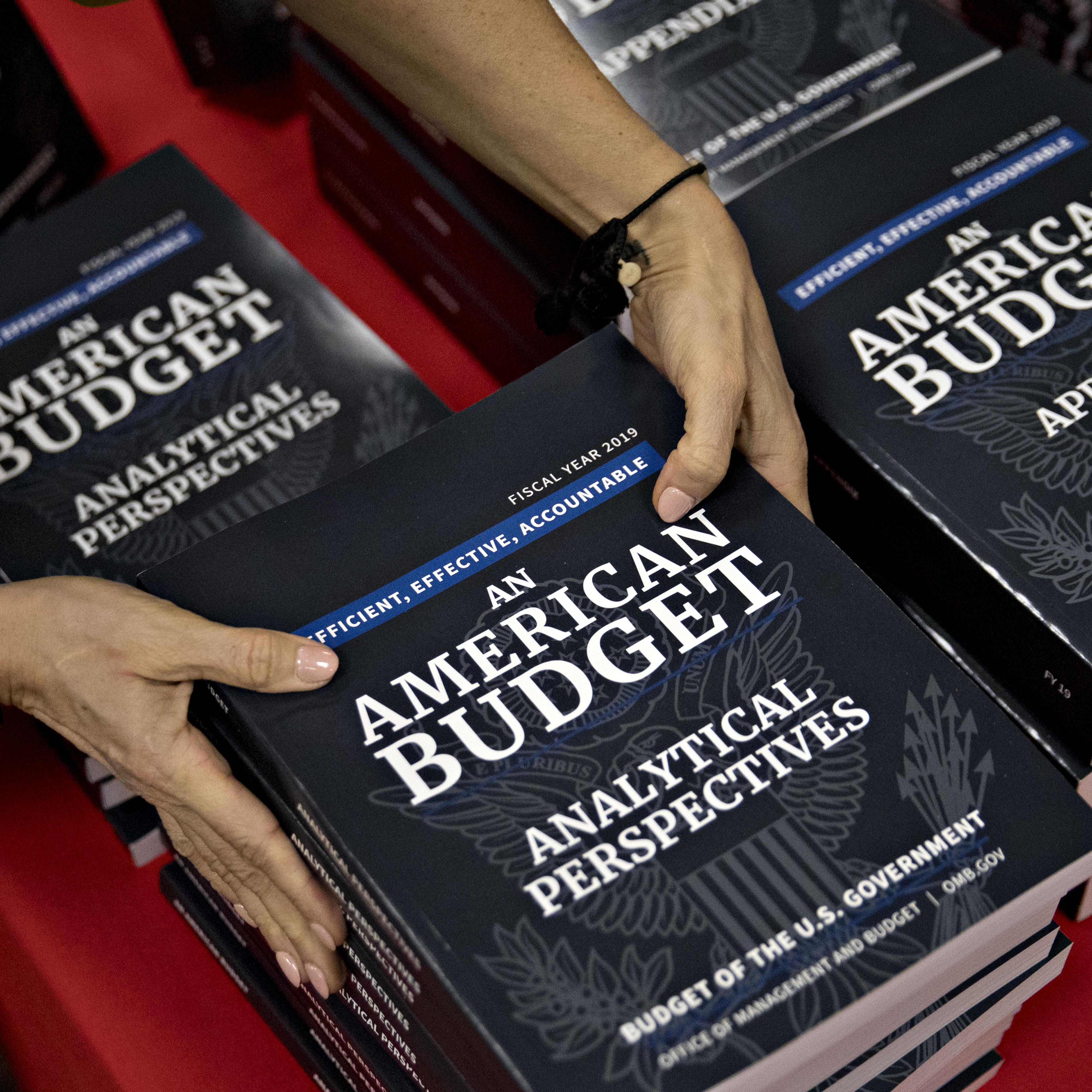 The Government Publishing Office Distributes Copies Of President Trump's FY 2019 Budget