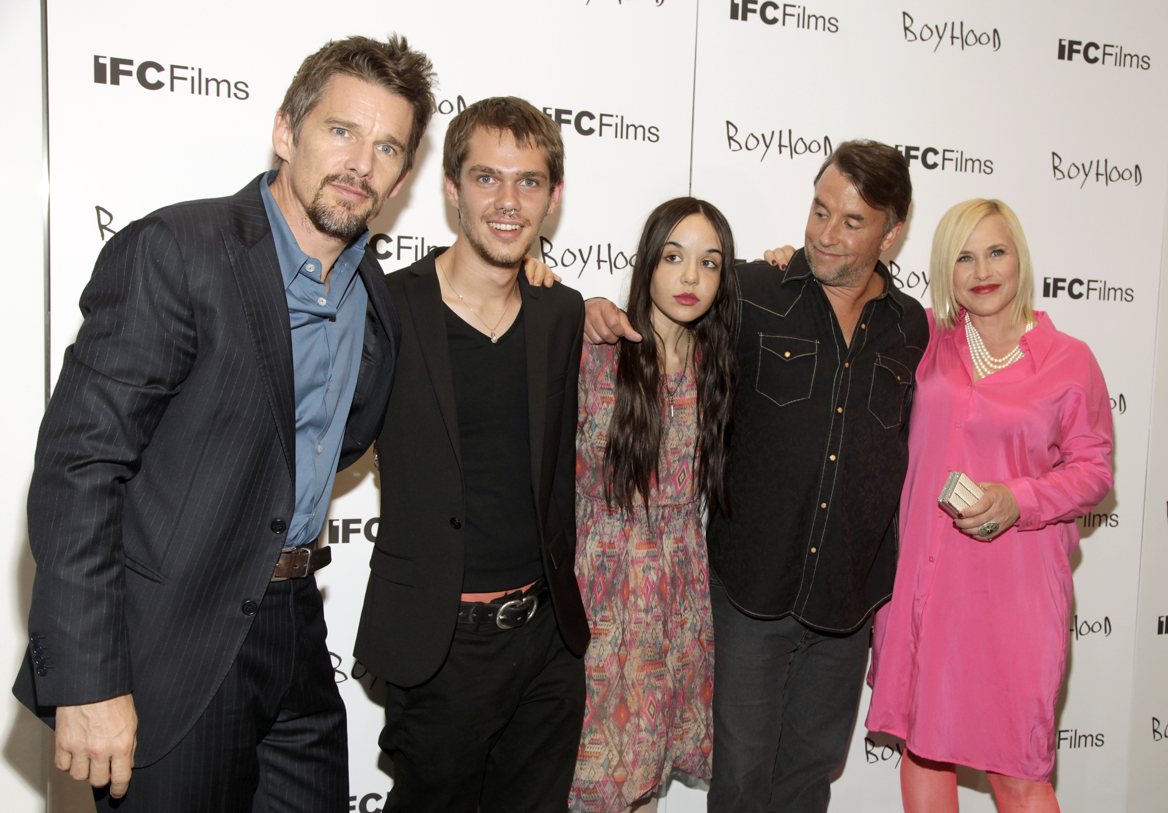 Ethan Hawke, Ellar Coltrane, Lorelei Linklater, Richard Linklater, Patricia Arquette