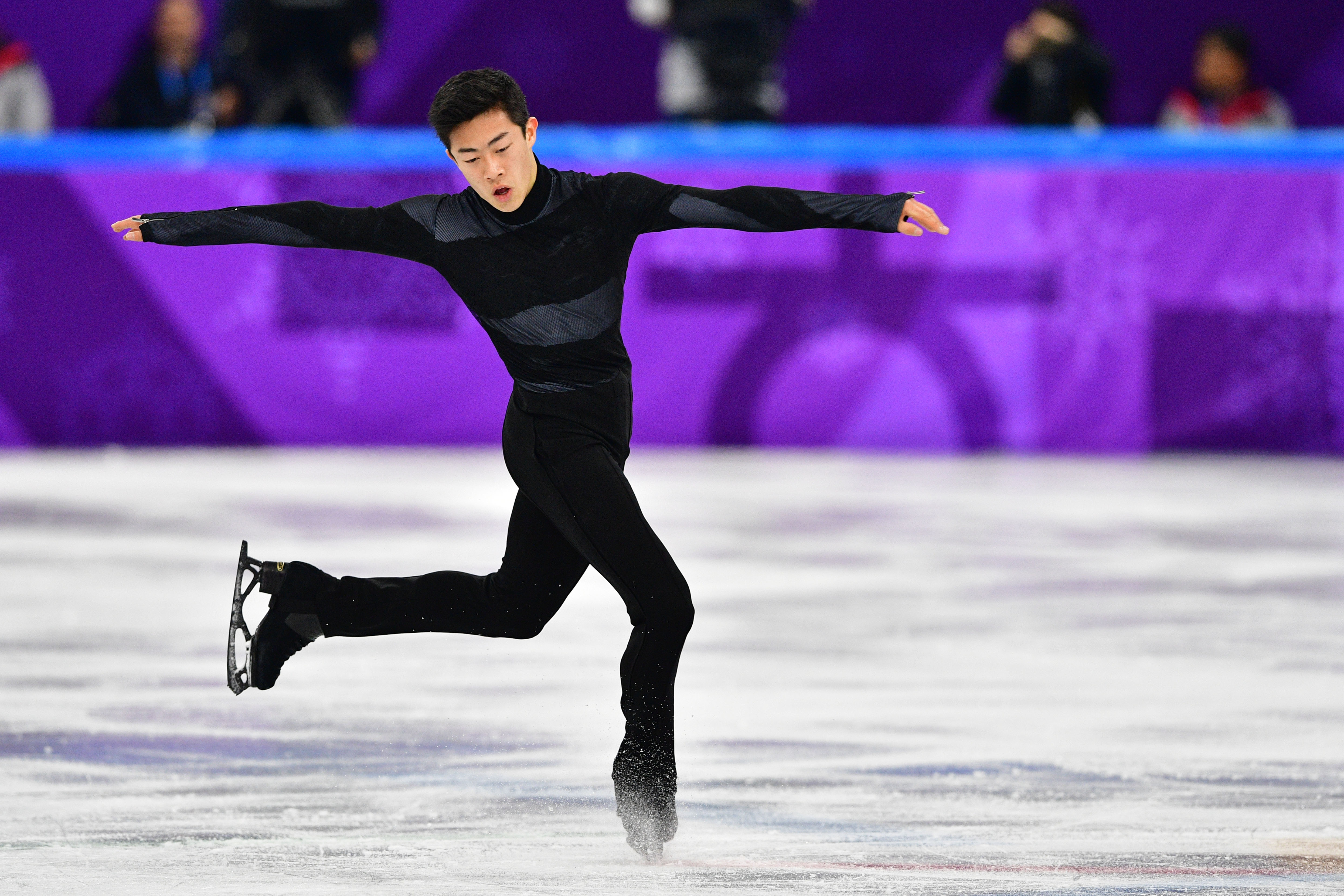 Quad Jump Olympics Figure Skating