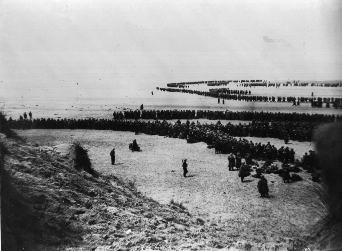 Lining Up On Beach