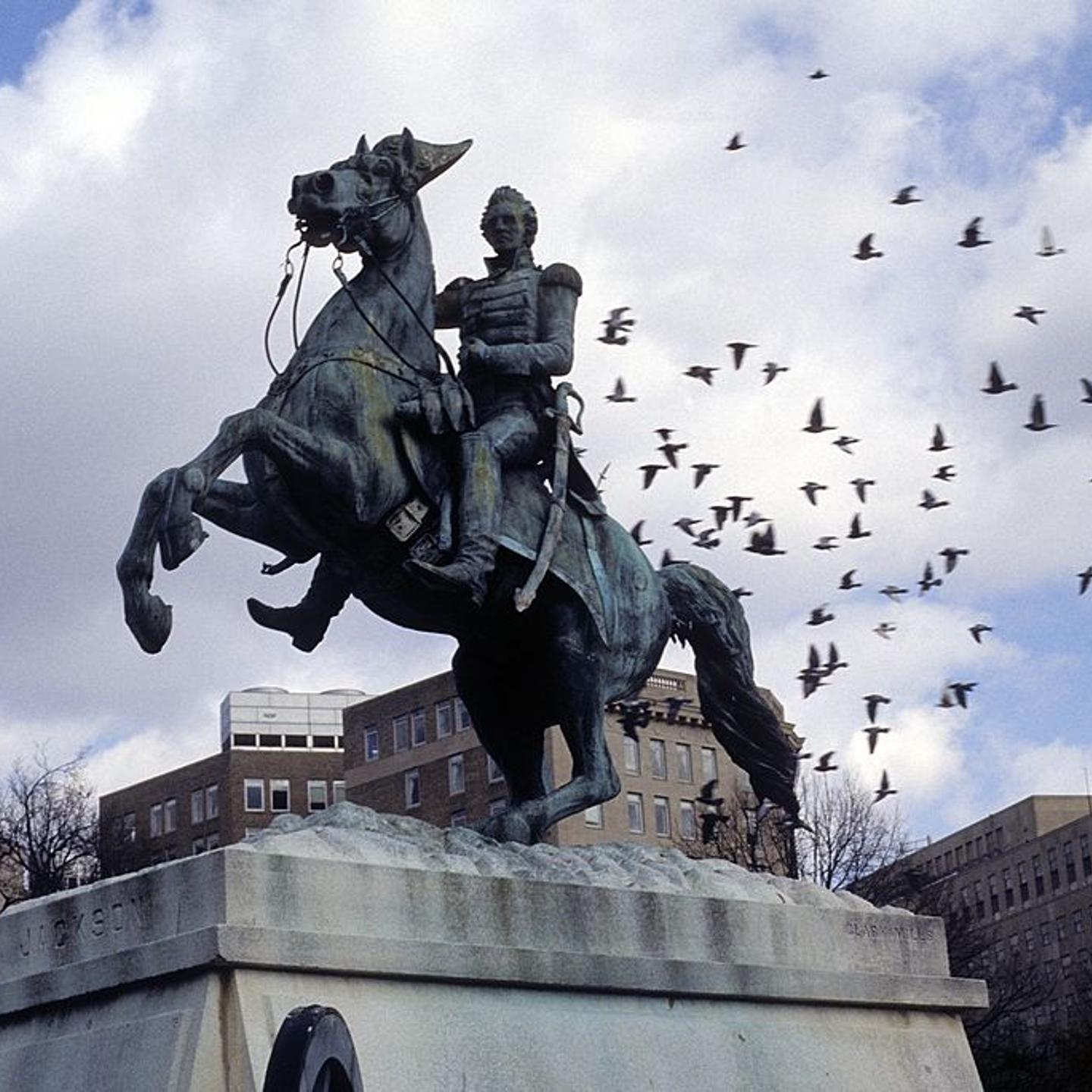 General Andrew Jackson Statue In Lafayette Square