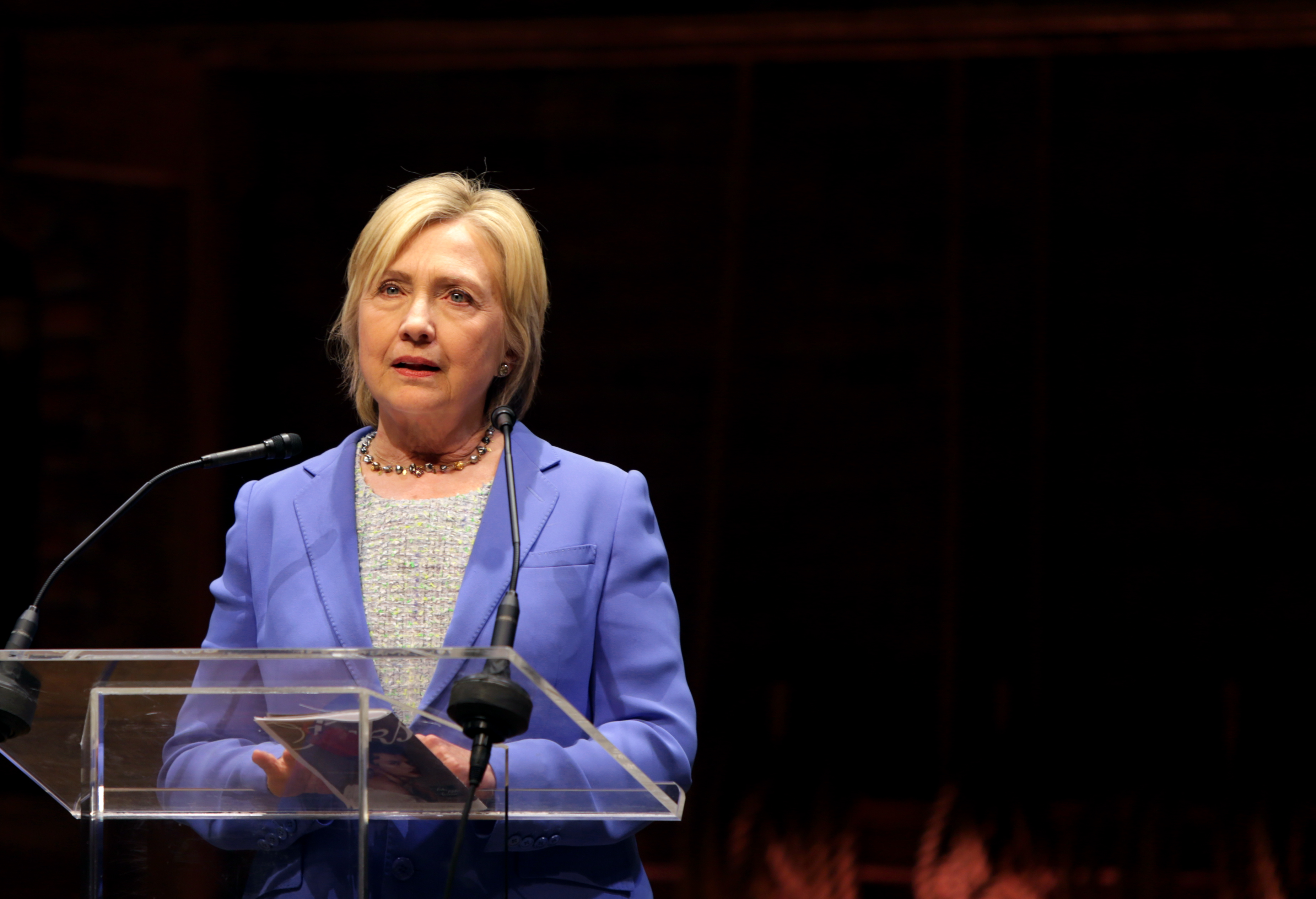 Hillary Clinton Attends Special Performance Of "Hamilton" For Hillary Victory Fund