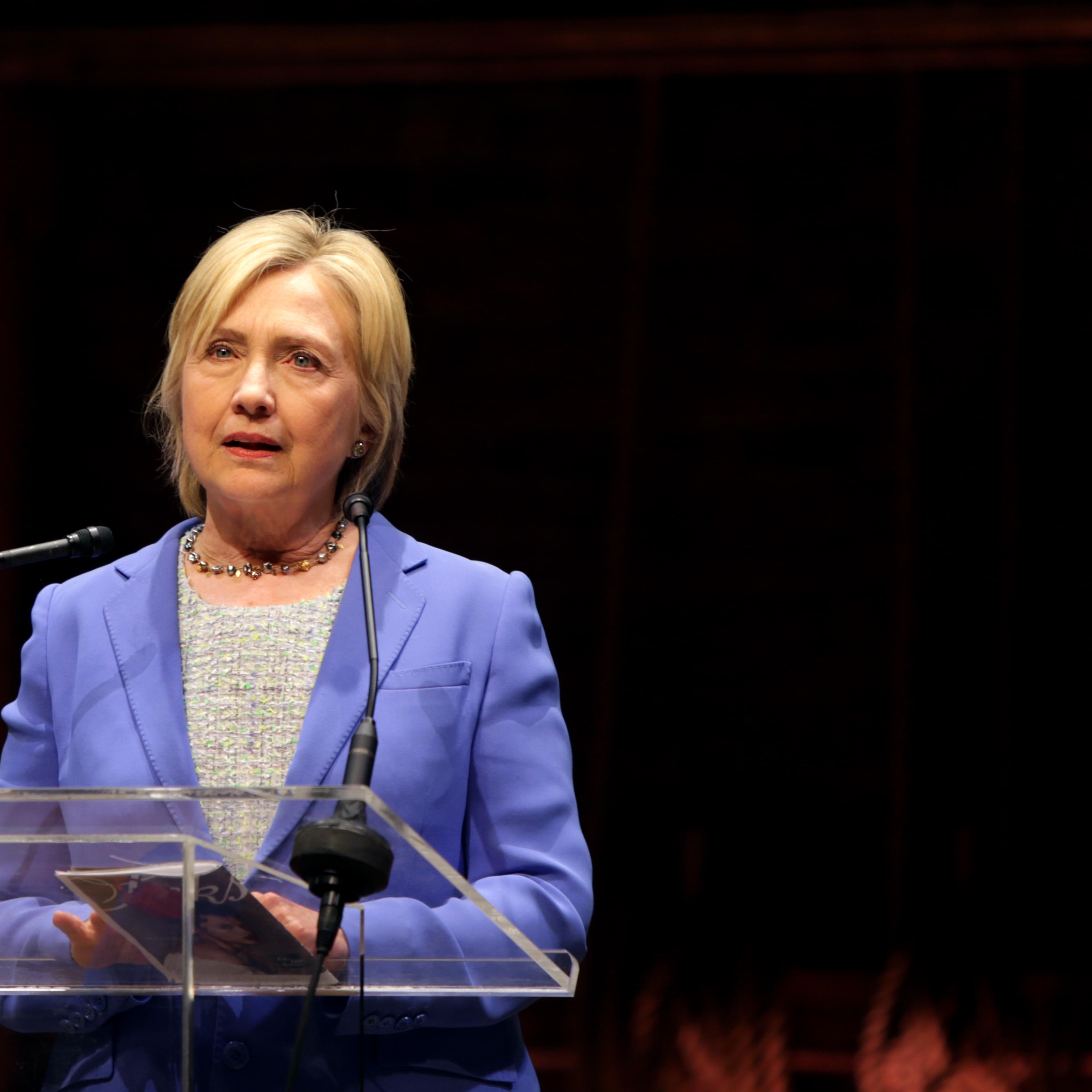 Hillary Clinton Attends Special Performance Of "Hamilton" For Hillary Victory Fund