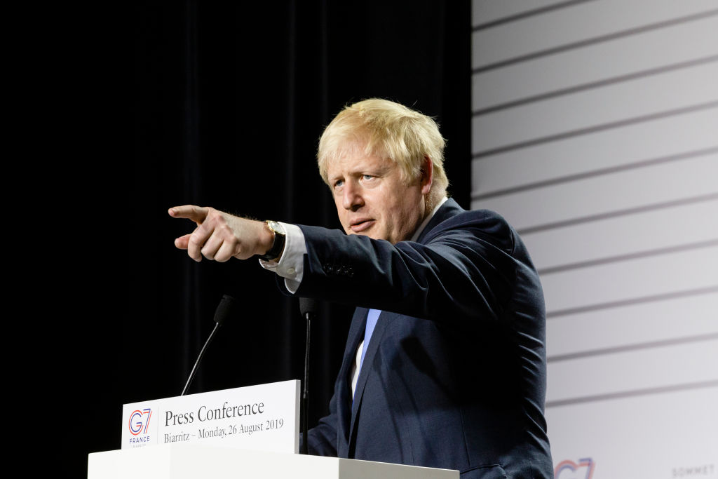 Boris Johnson at G7 Summit