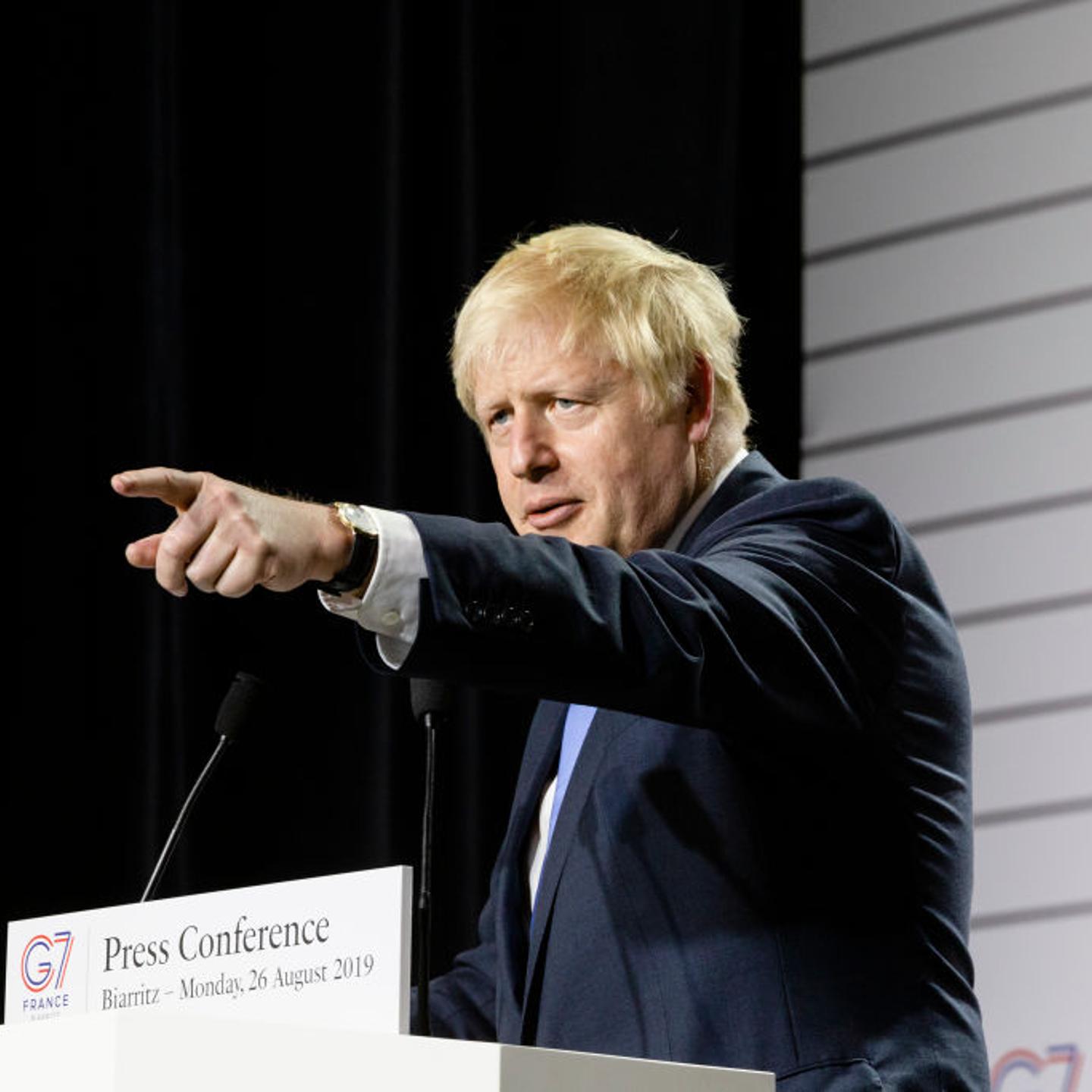 Boris Johnson at G7 Summit