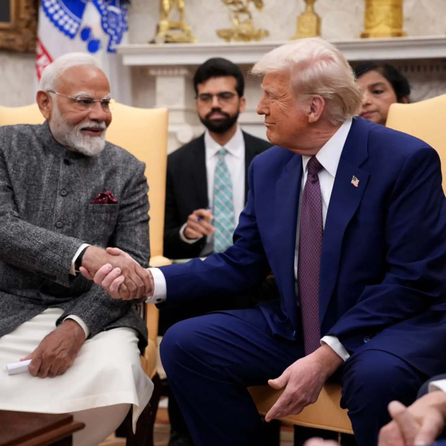 President Trump Welcomes Indian Prime Minister Modi To The White House