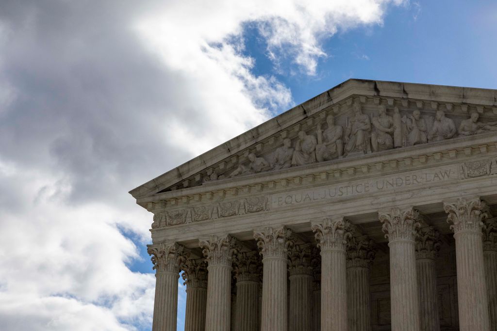 Clouds roll in at the Supreme Court of the United States in Washington, D.C. on July 1.