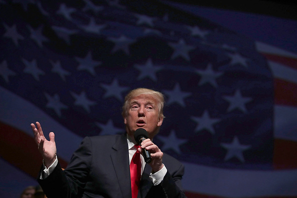 Republican presidential nominee Donald Trump speaks during a campaign event September 6, 2016 in Virginia Beach, Virginia.